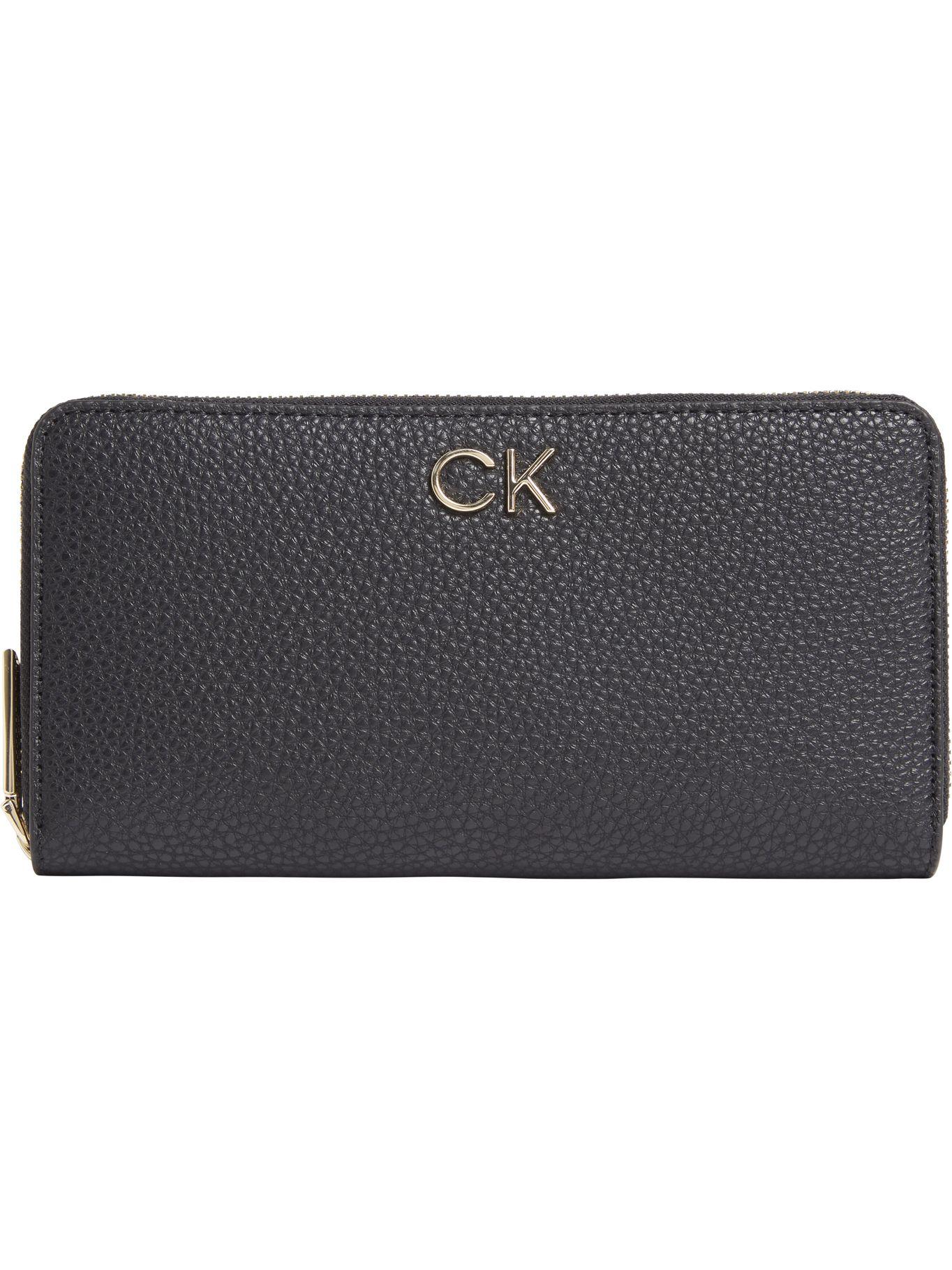 Billetera con Cremallera Negro Calvin Klein K60K610242-BAX-0