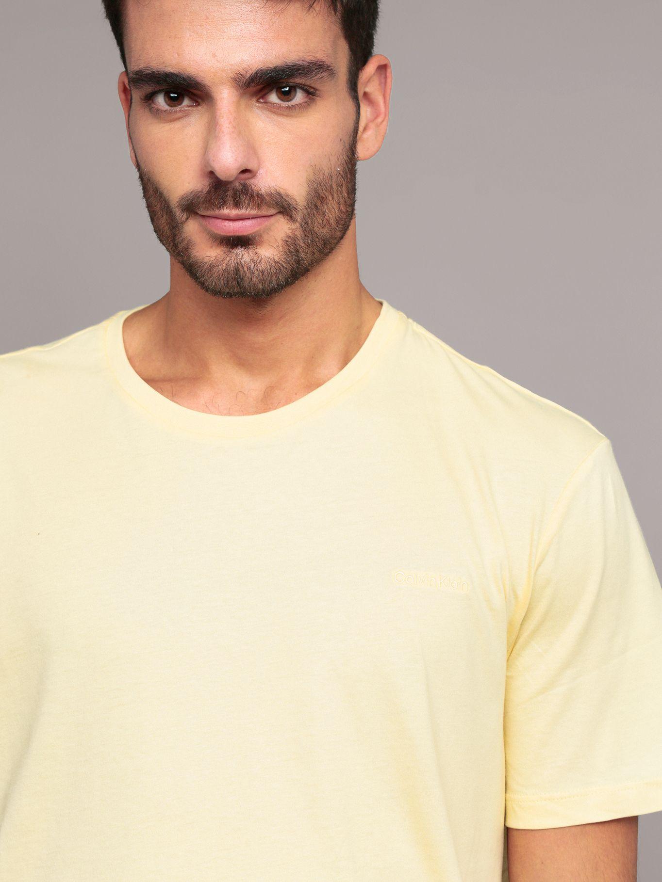Polera Solid Liquid Amarillo Calvin Klein-4