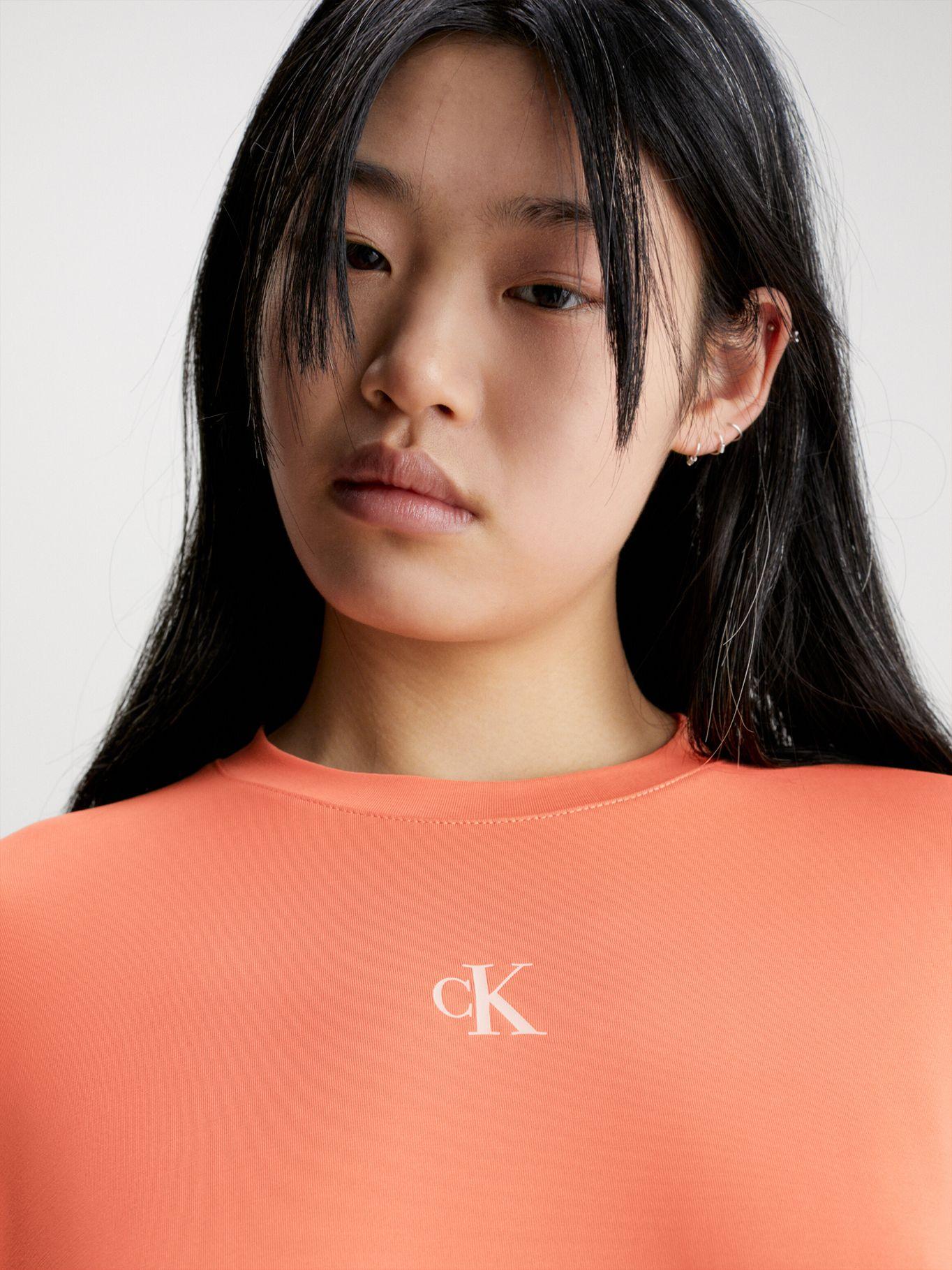 Polera Back Boyfriend  Naranja Calvin Klein-3