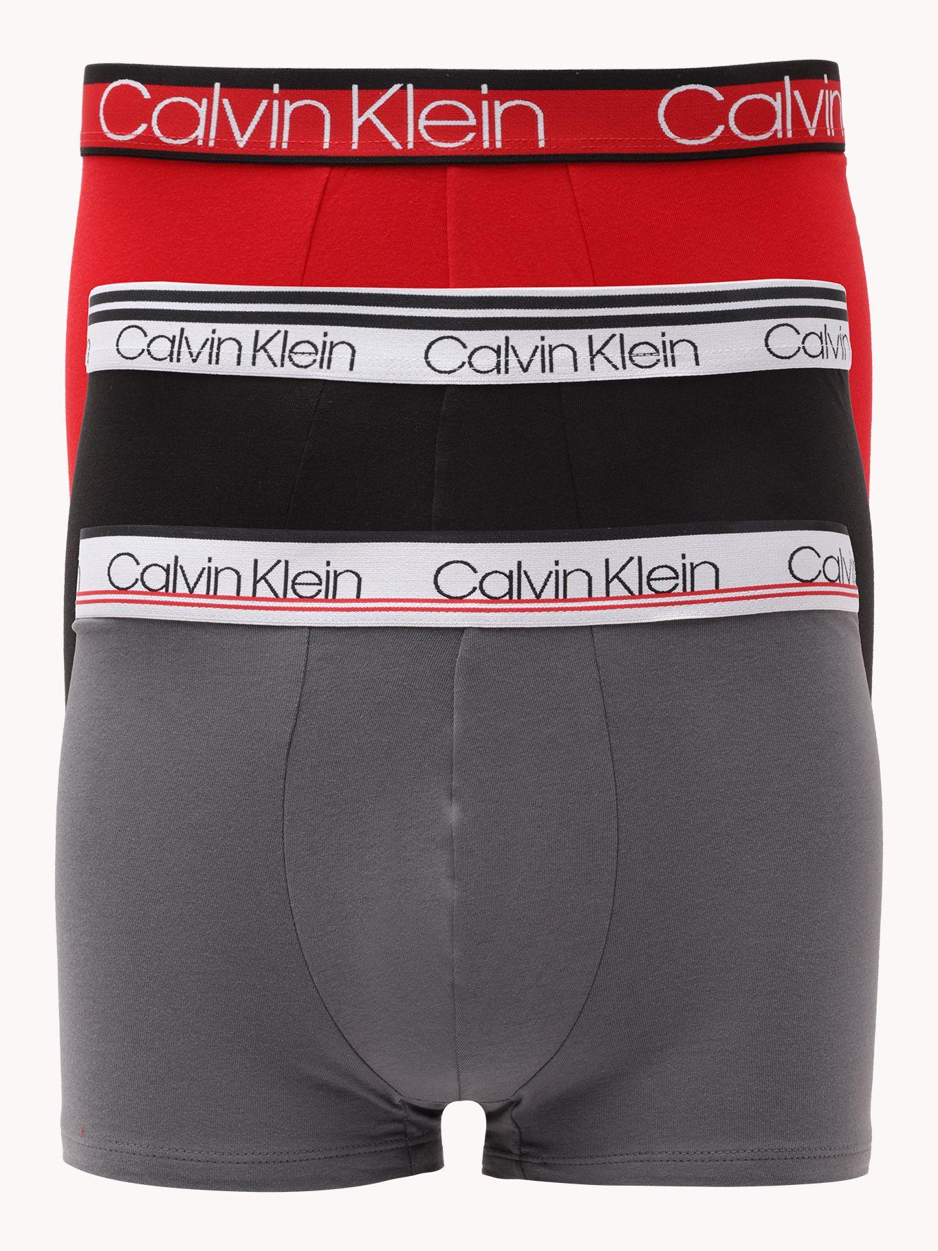 Pack 3 Bóxer Trunk Gris Calvin Klein-0