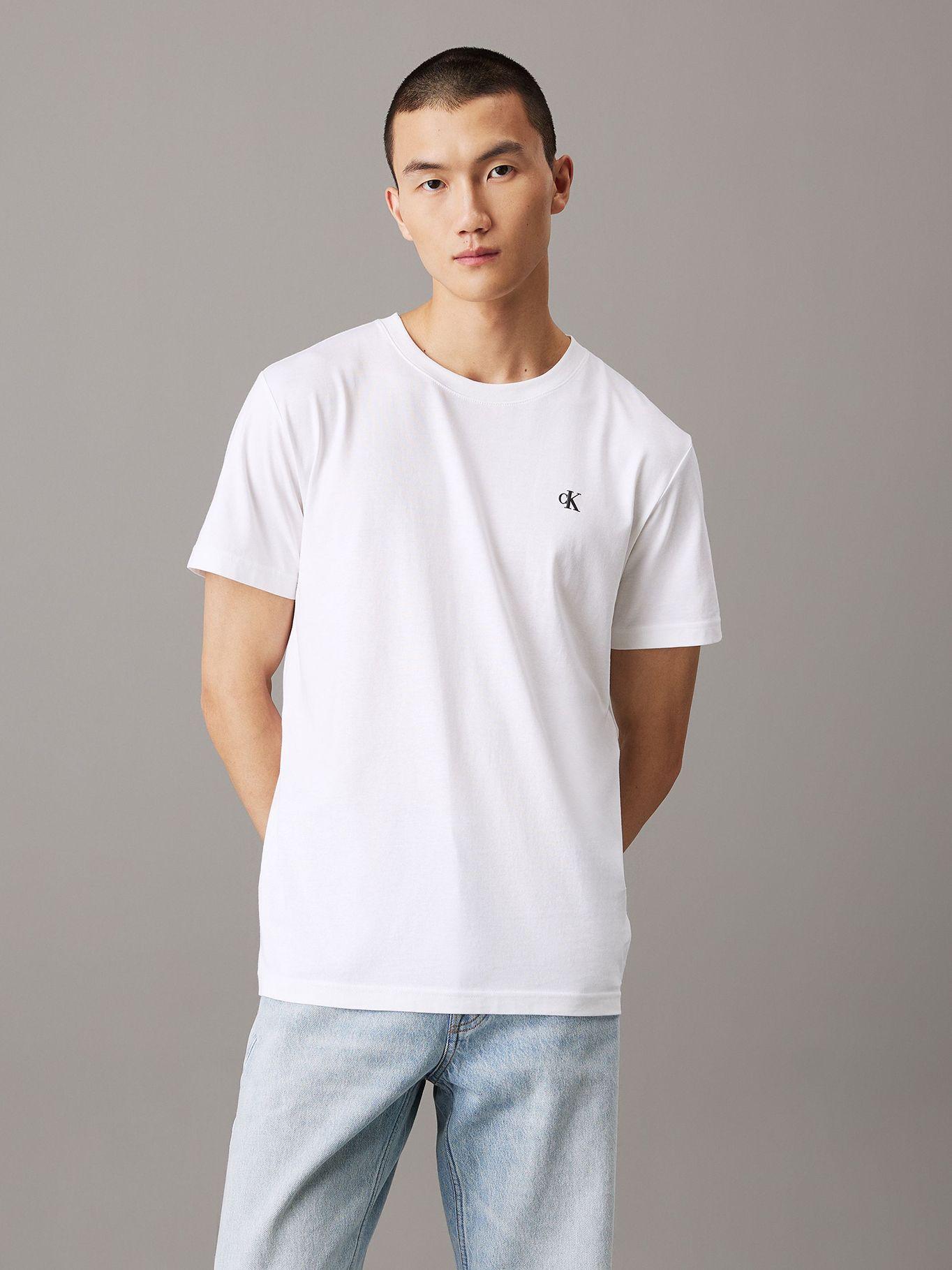 Polera con logo en la parte trasera Blanco Calvin Klein-0