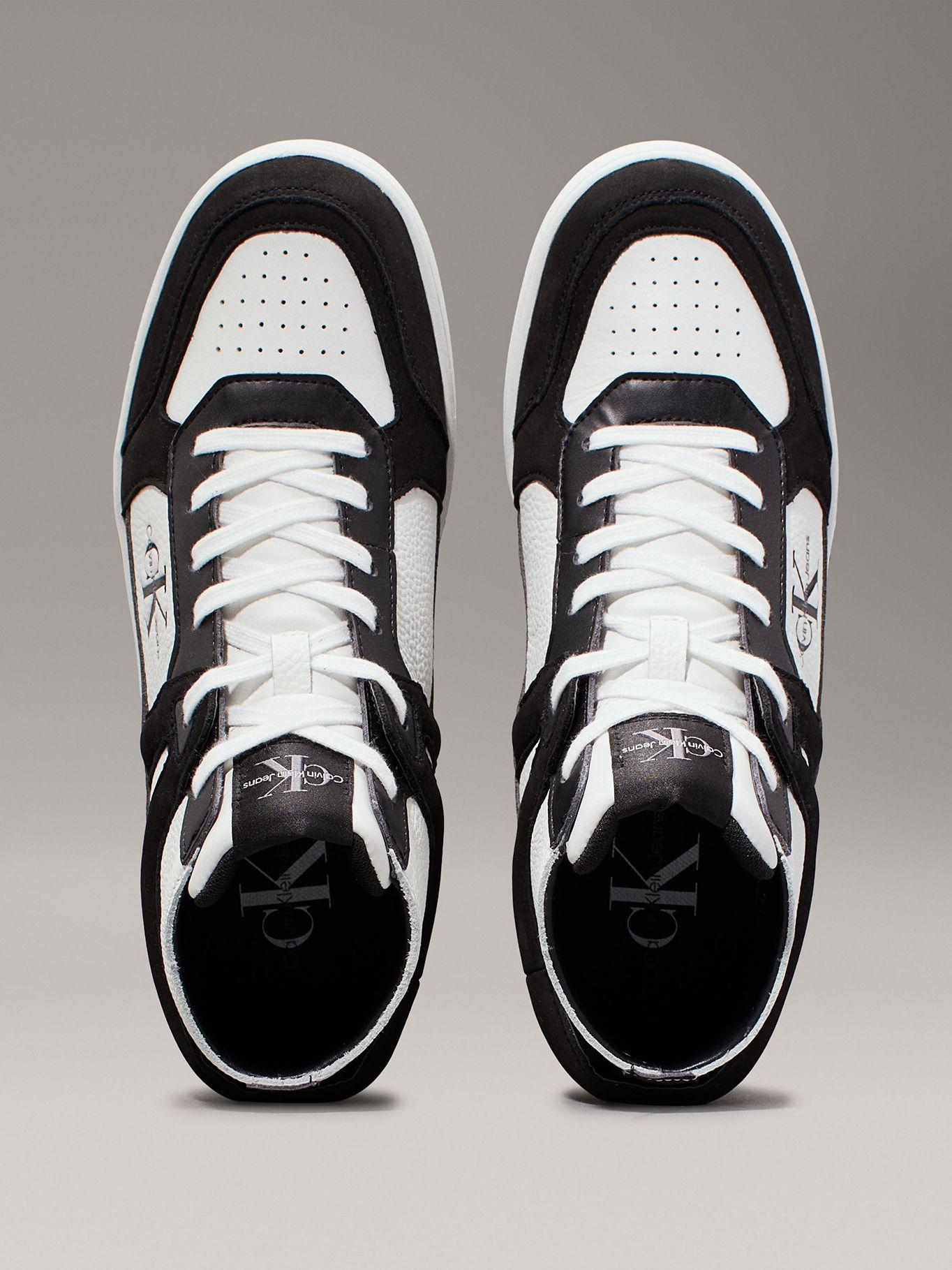 Zapatillas de Cuero Basket Mid Negro Calvin Klein-2