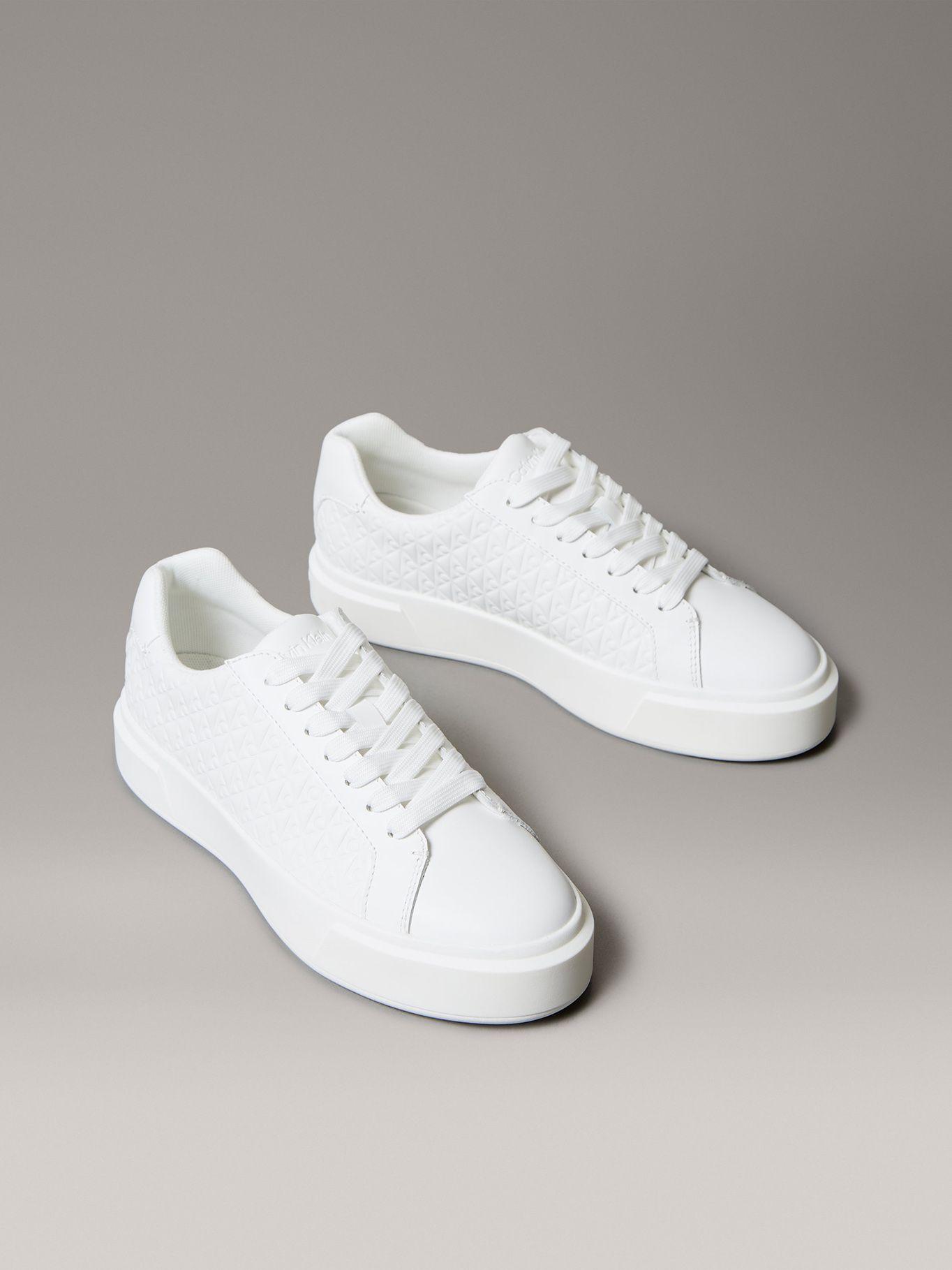 Zapatillas Basket en Cuero Blanco Calvin Klein-0