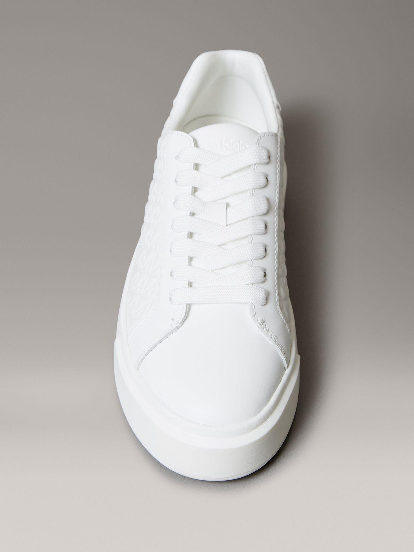 Zapatillas Basket en Cuero Blanco Calvin Klein-2