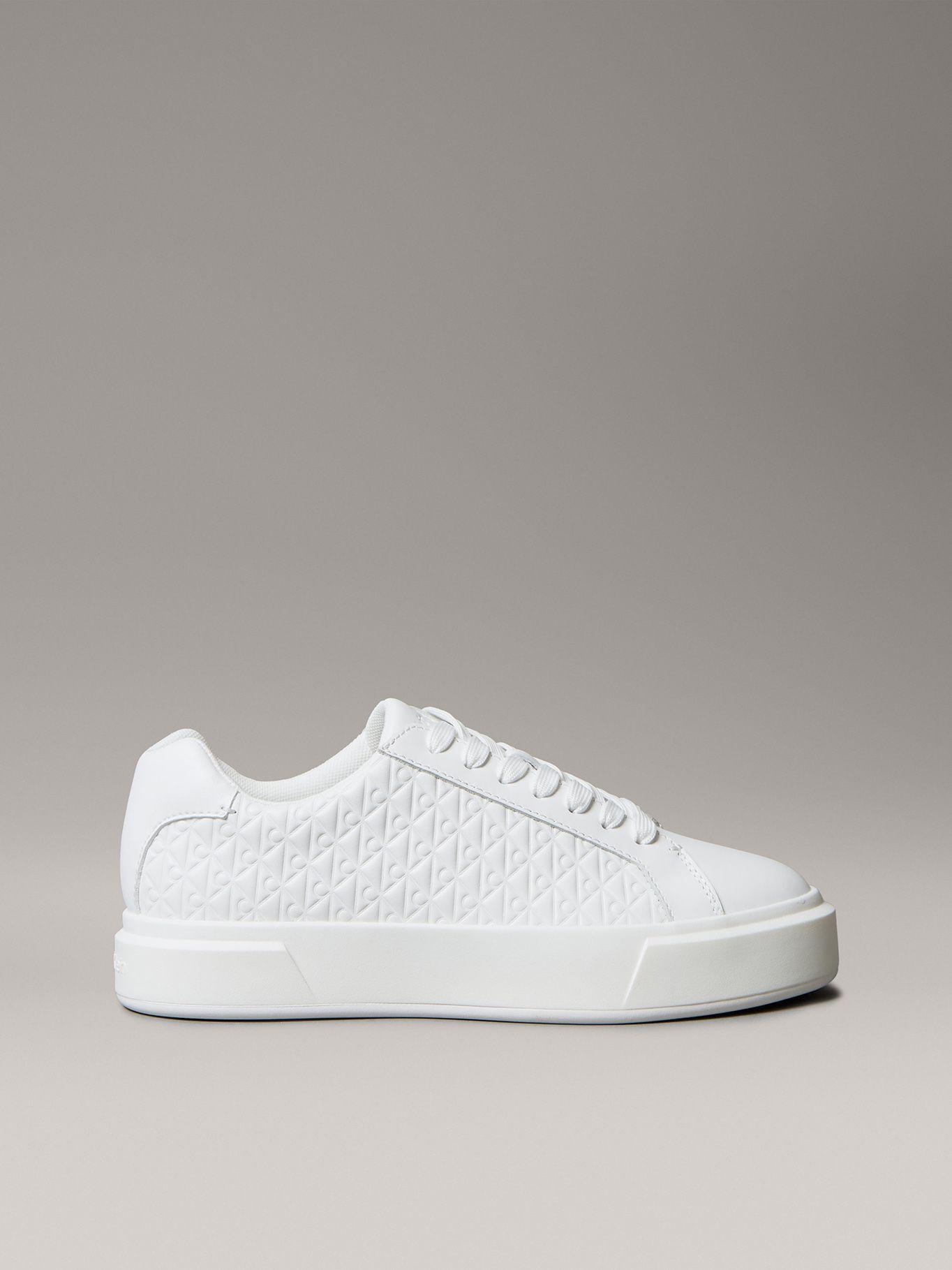 Zapatillas Basket en Cuero Blanco Calvin Klein-4