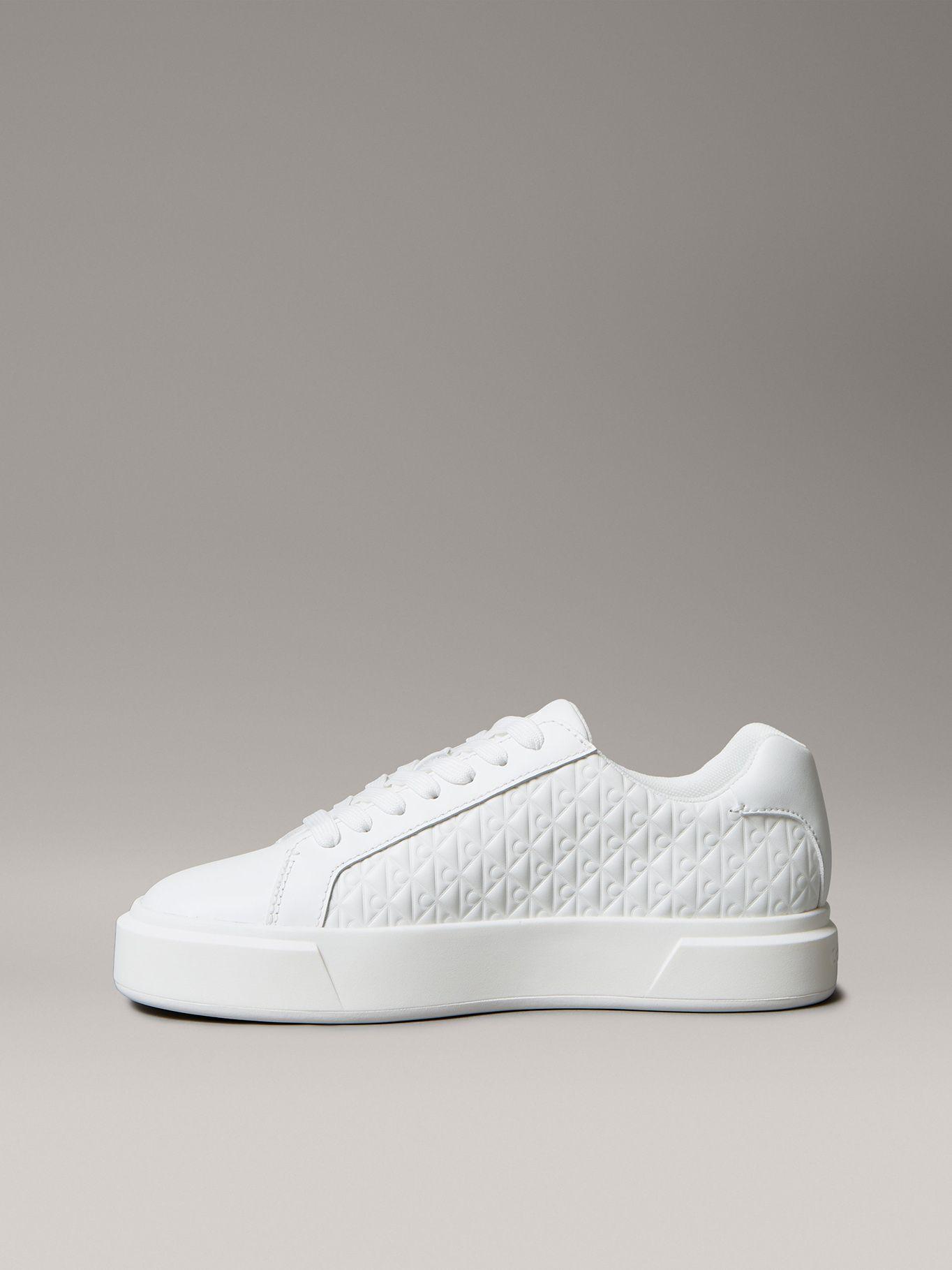 Zapatillas Basket en Cuero Blanco Calvin Klein-5