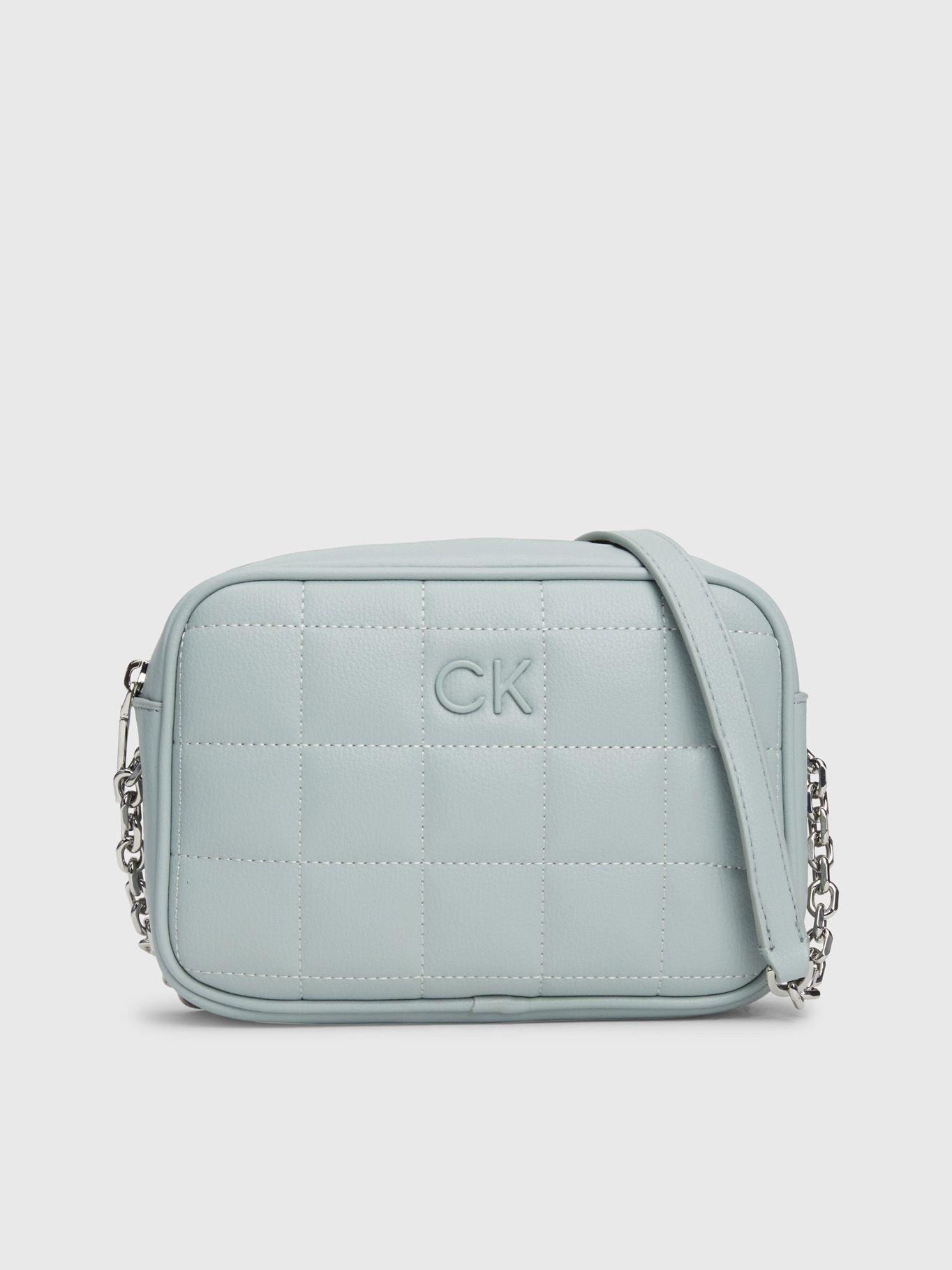 Bandolera Square Quilt Verde Calvin Klein-0
