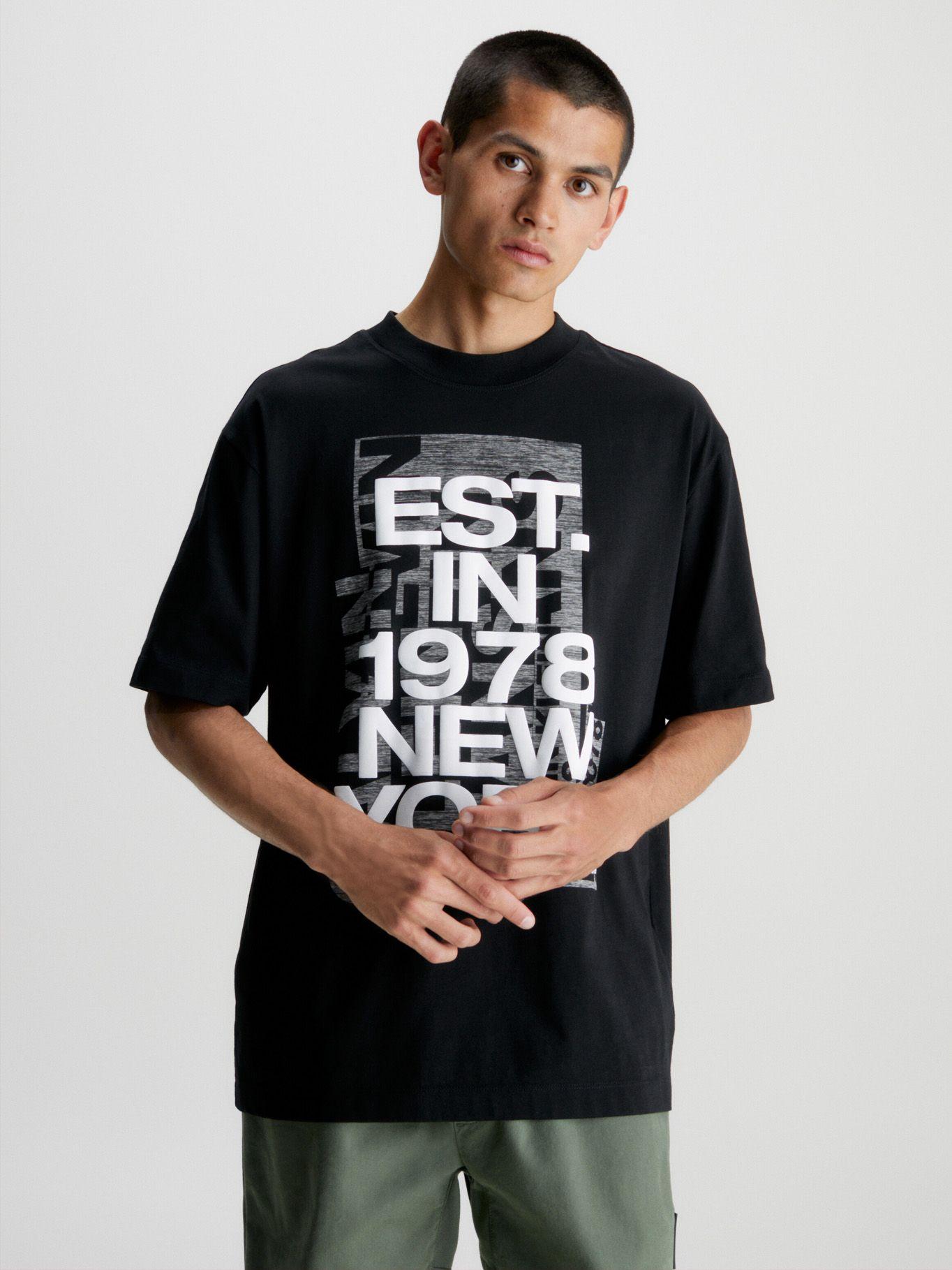 Polera Multi Connected Negro Calvin Klein-0