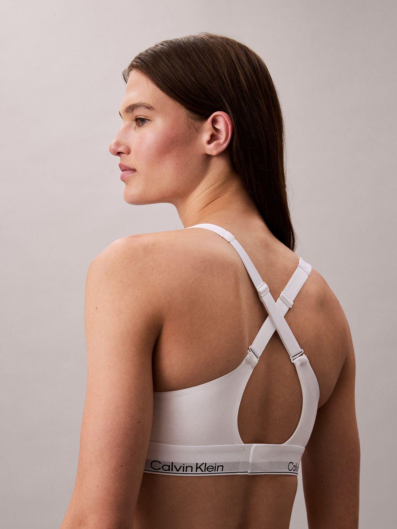 Brasier Icon Cotton Modal Blanco Calvin Klein-3