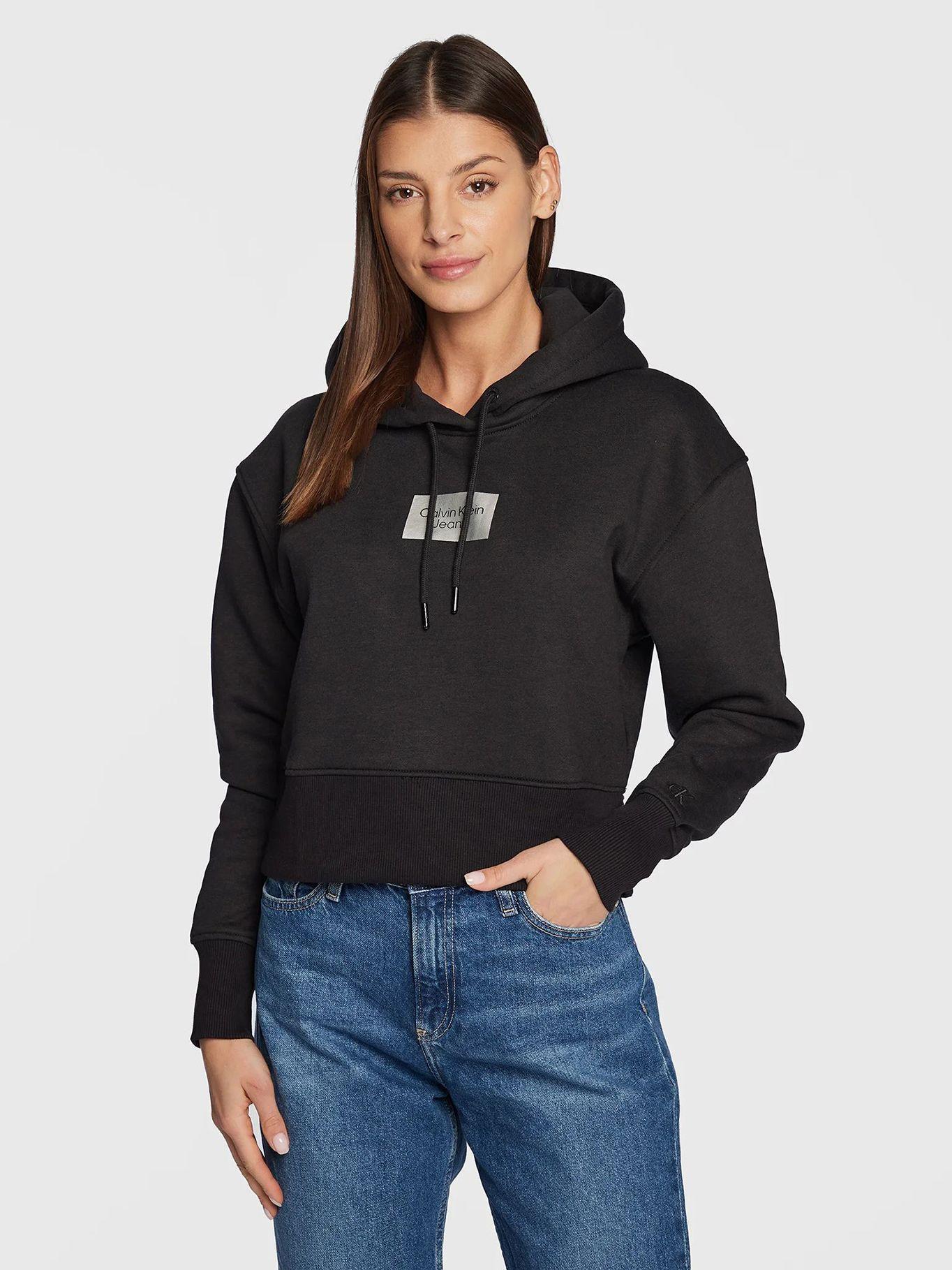 Sudadera con capucha y logo Negro Calvin Klein J20J220561-BEH-0