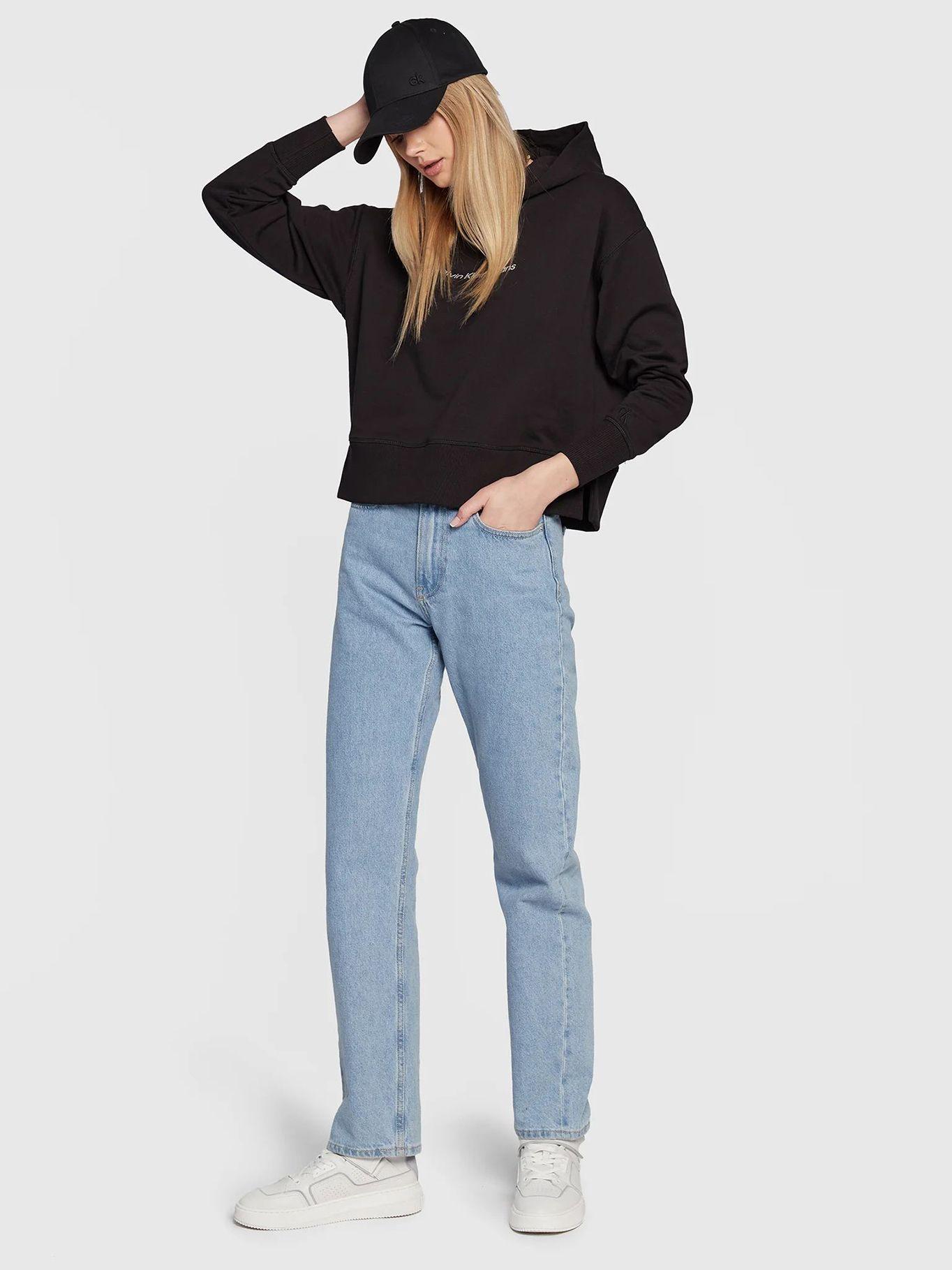 Sudadera con capucha y logo Negro Calvin Klein J20J220430-BEH-1