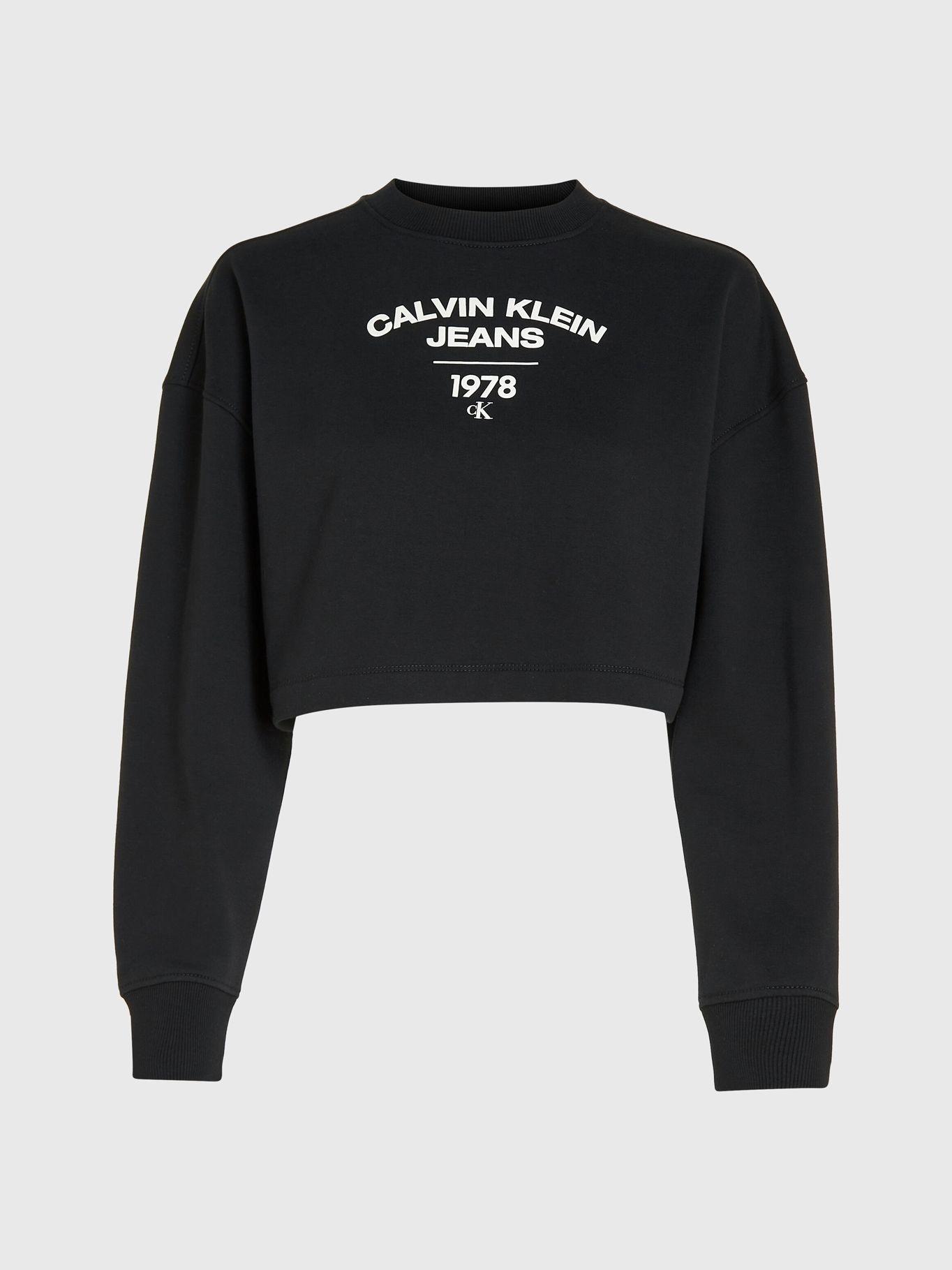 Polerón Universiraria Varsity Negro Calvin Klein-4