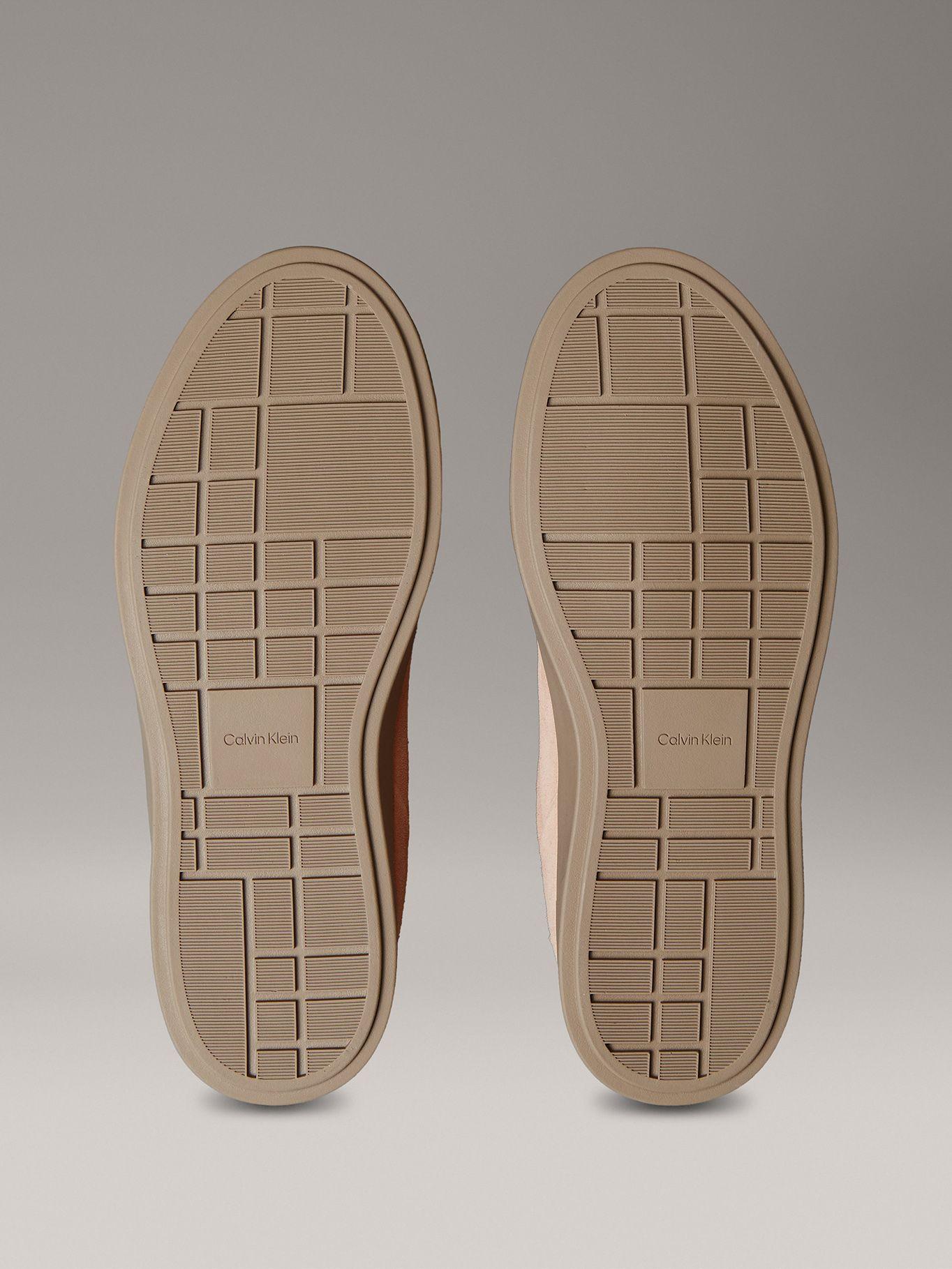 Zapatillas de Ante Caña Baja Rosado Calvin Klein Mujer-3