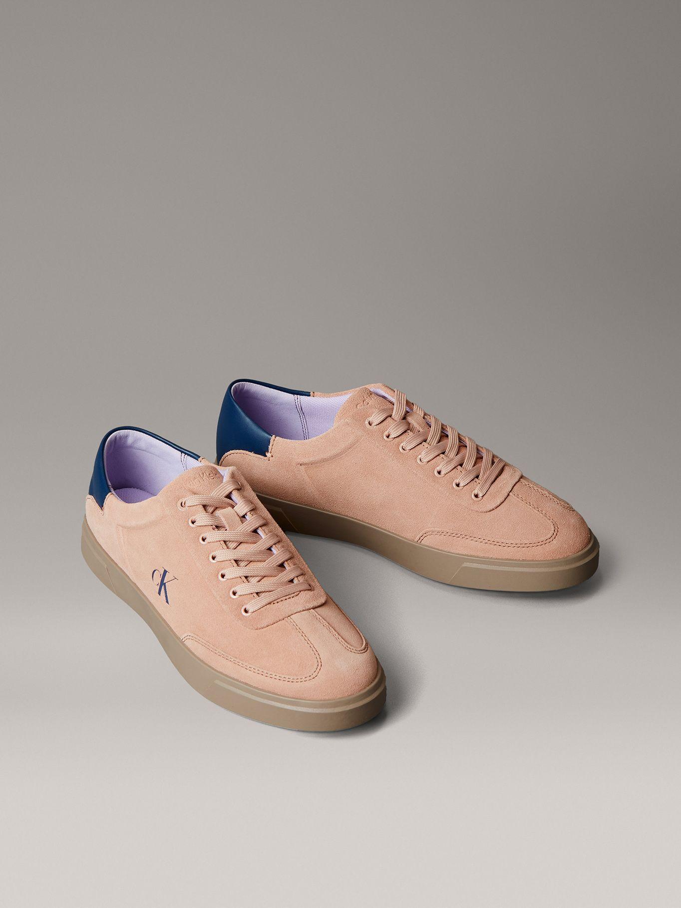 Zapatillas de Ante de Caña Baja Rosado Calvin Klein-0