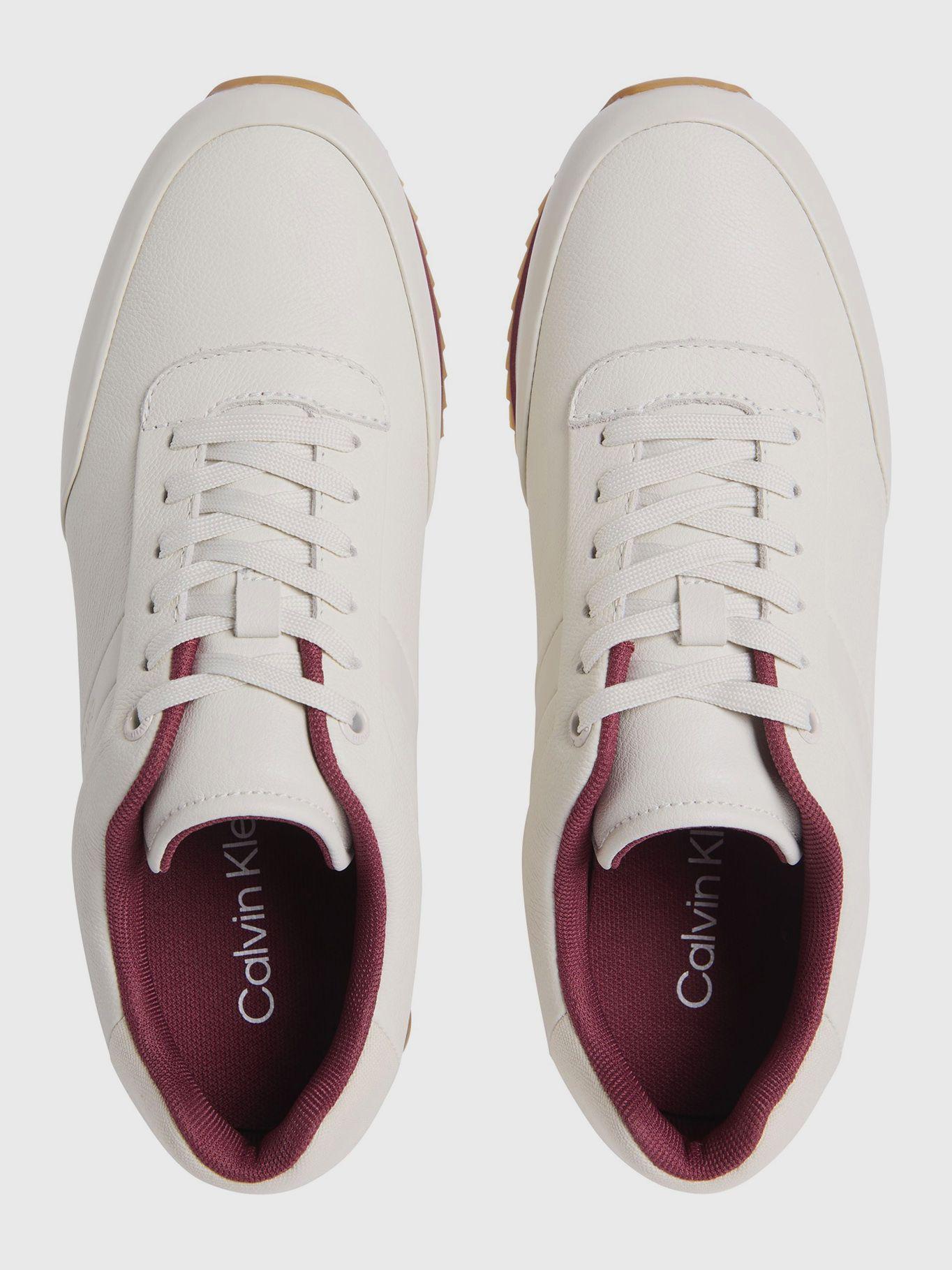 Zapatillas Runner Lace Up Beige Calvin Klein Mujer-2