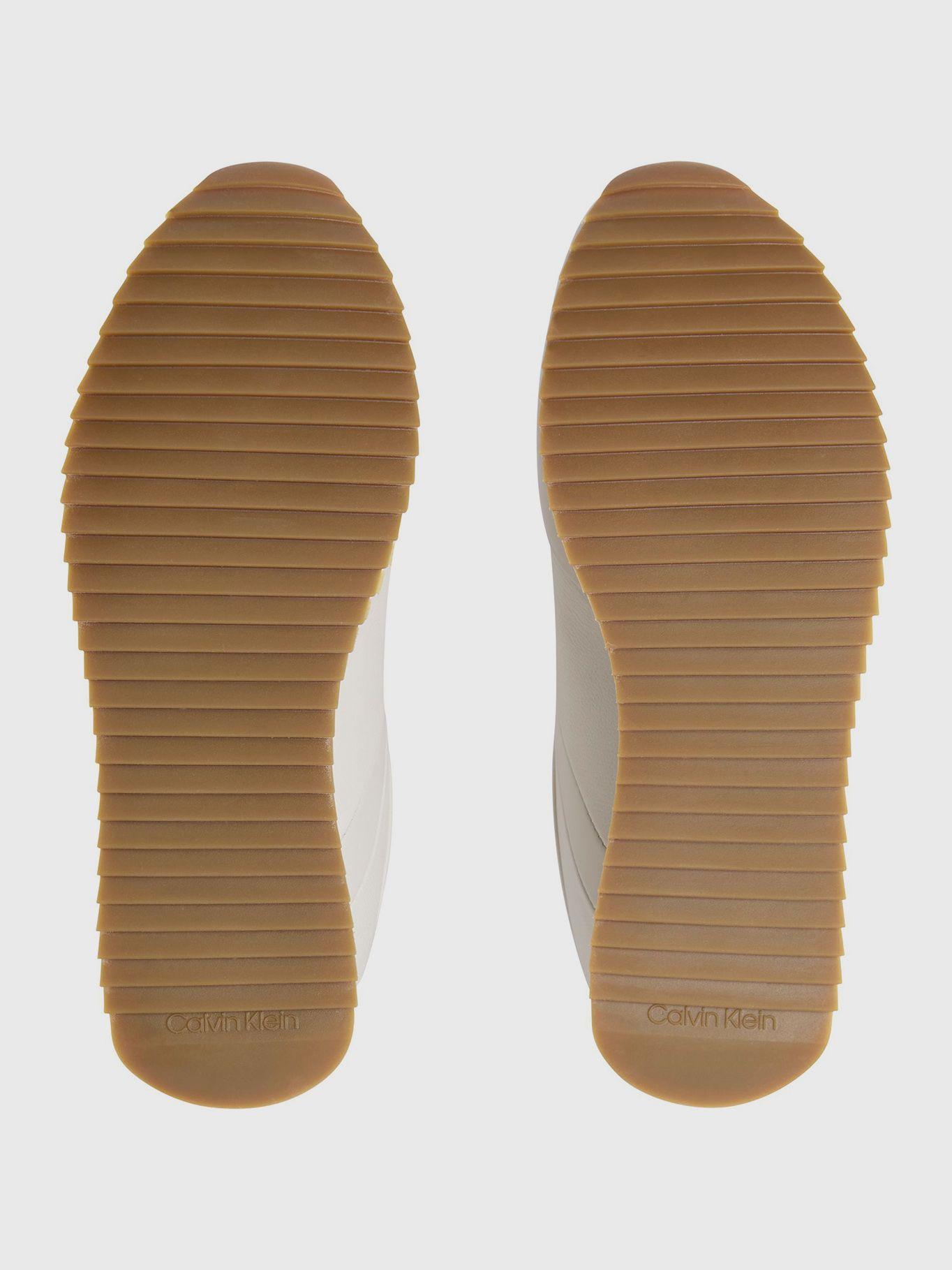 Zapatillas Runner Lace Up Beige Calvin Klein Mujer-3