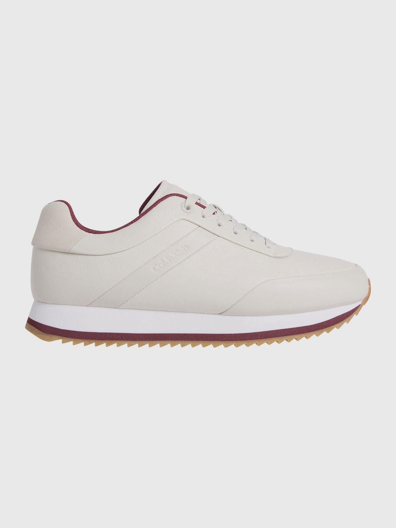 Zapatillas Runner Lace Up Beige Calvin Klein Mujer-4