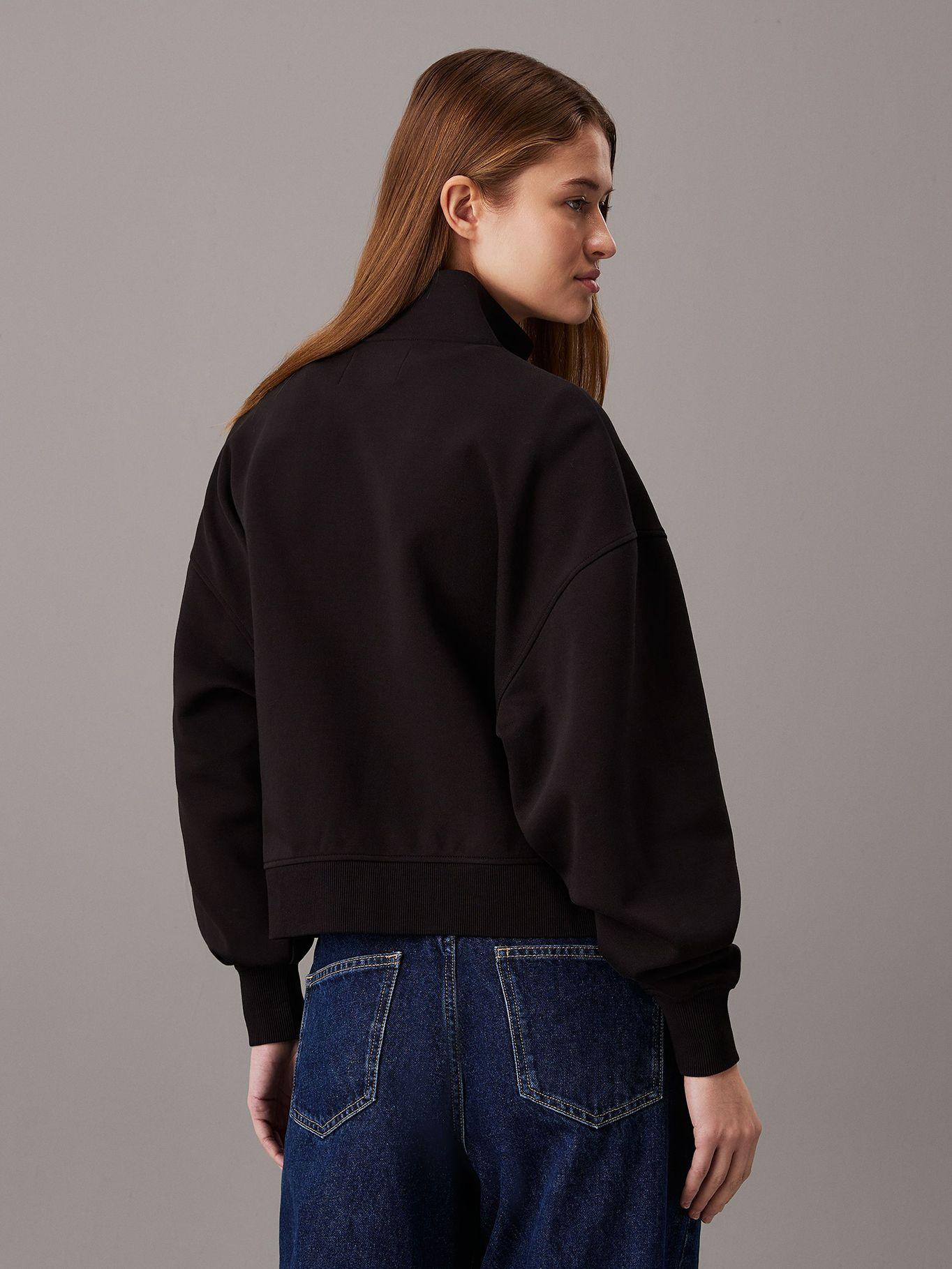 Polerón Satin Applique Negro Calvin Klein-2