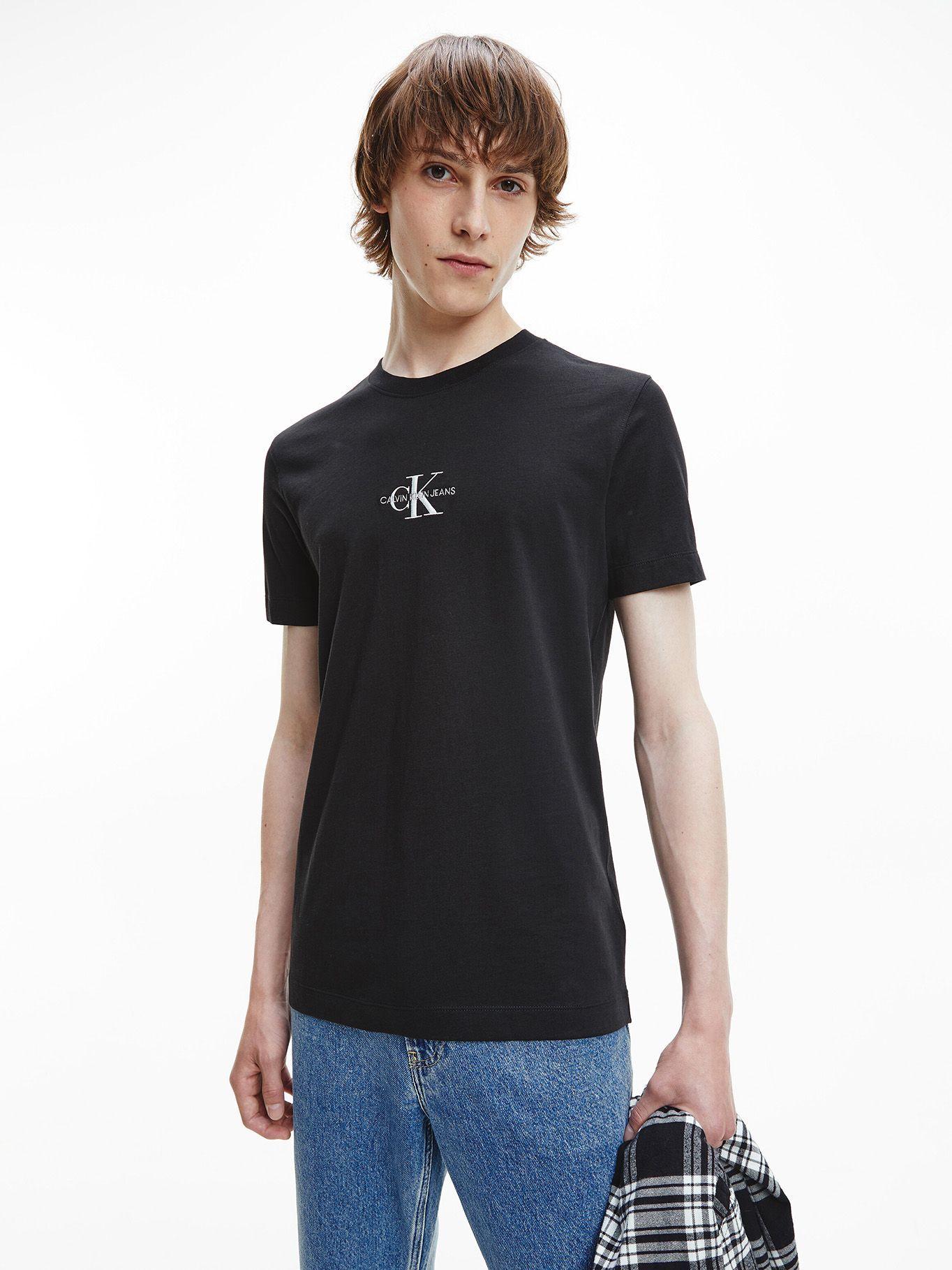 Polera New Iconic Essential Negro Calvin Klein-0