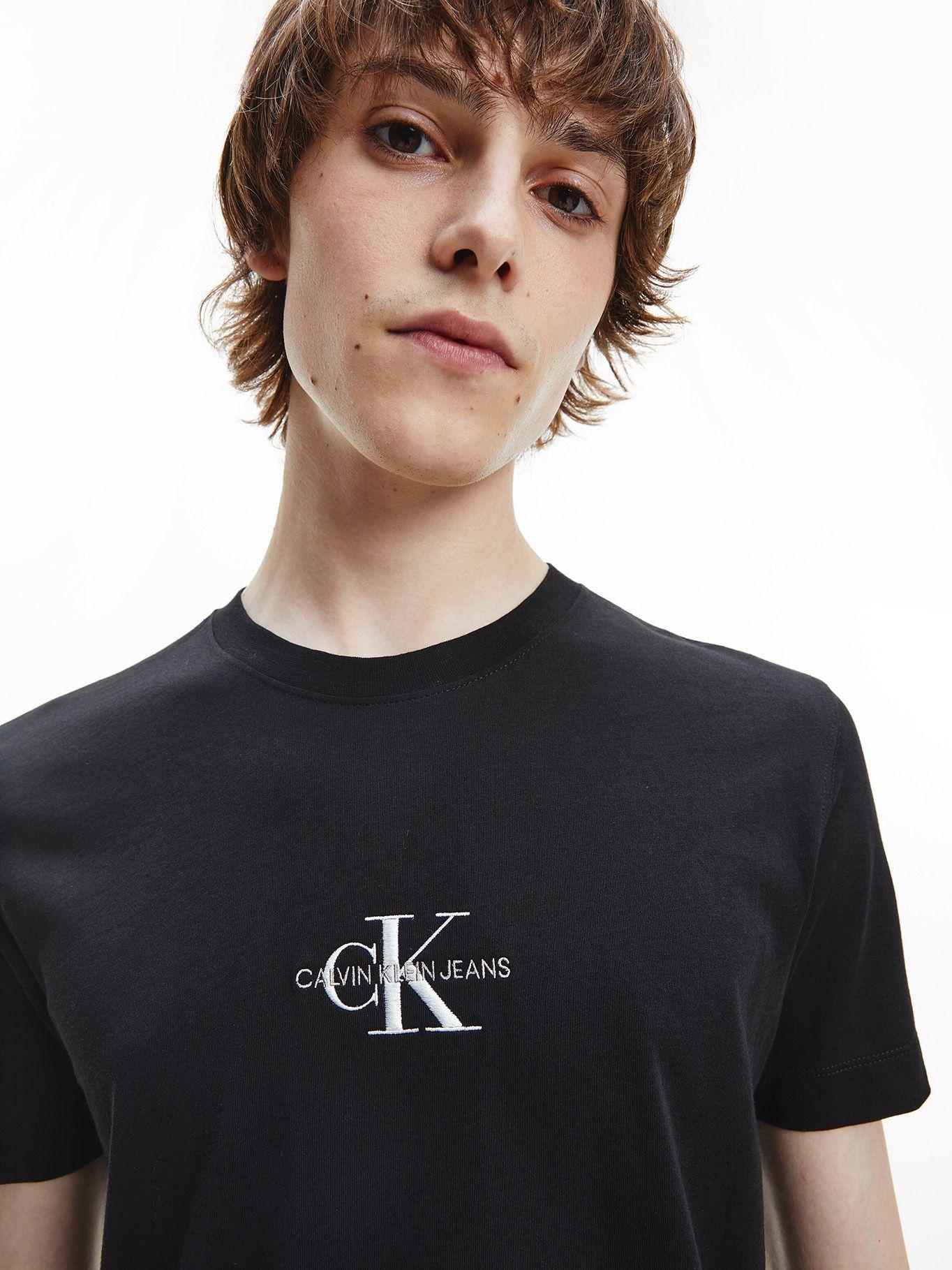 Polera New Iconic Essential Negro Calvin Klein-3