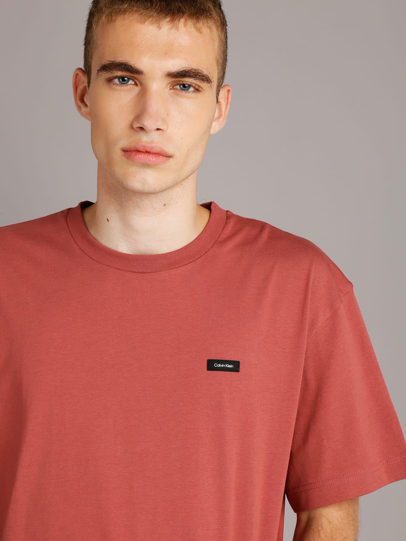Polera Comfort Cotton Rojo Calvin Klein-4