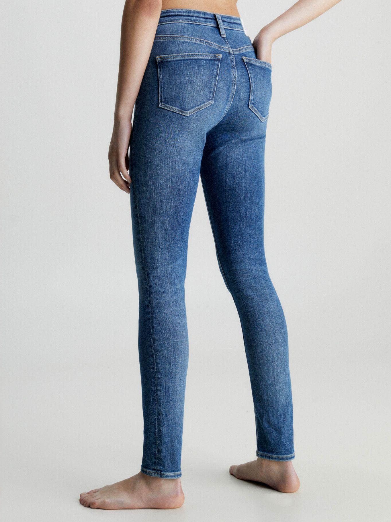 Jeans High Rise Skinny Azul-1