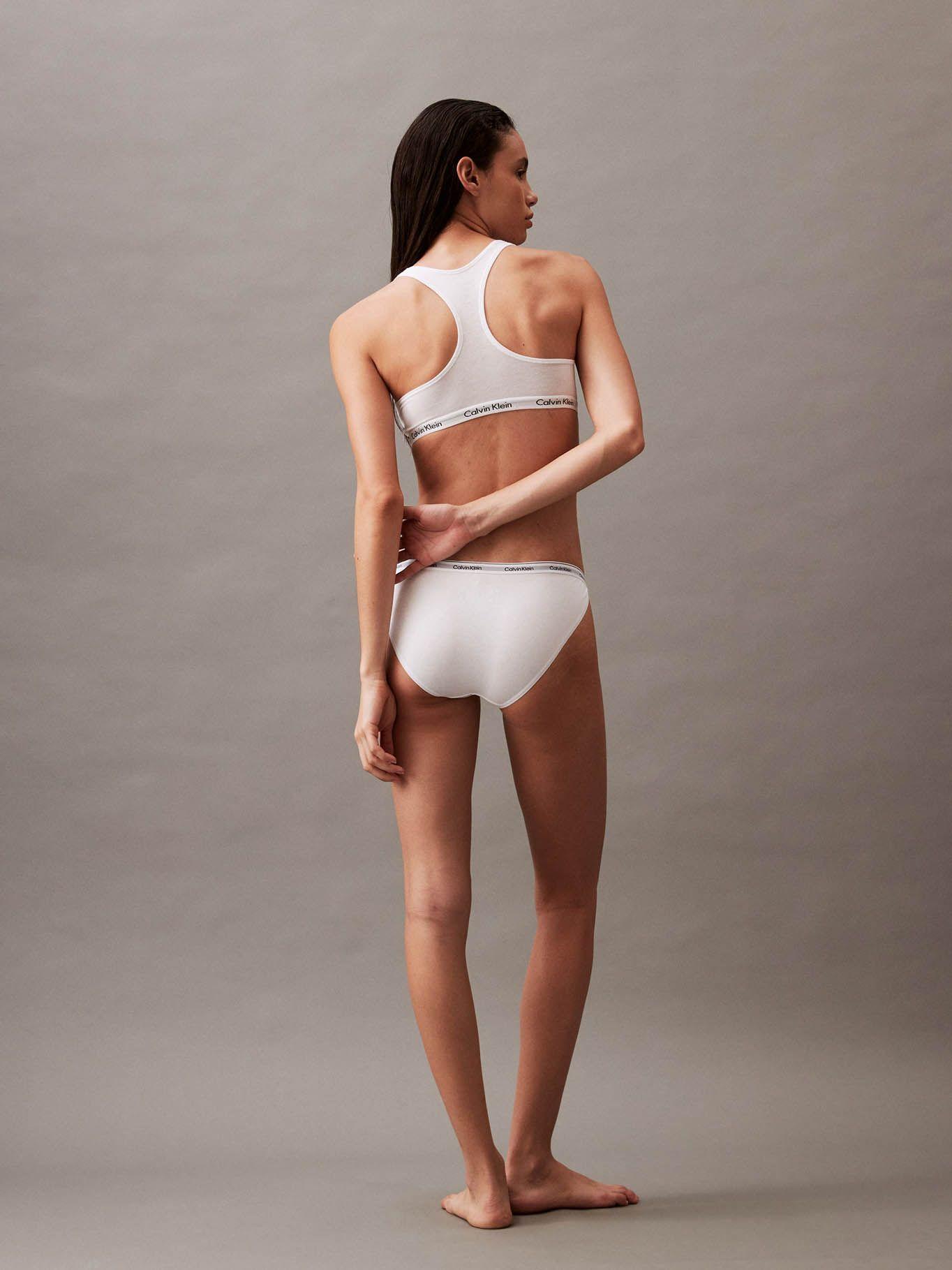 Calzón Bikini Modern Logo Blanco Calvin Klein-2