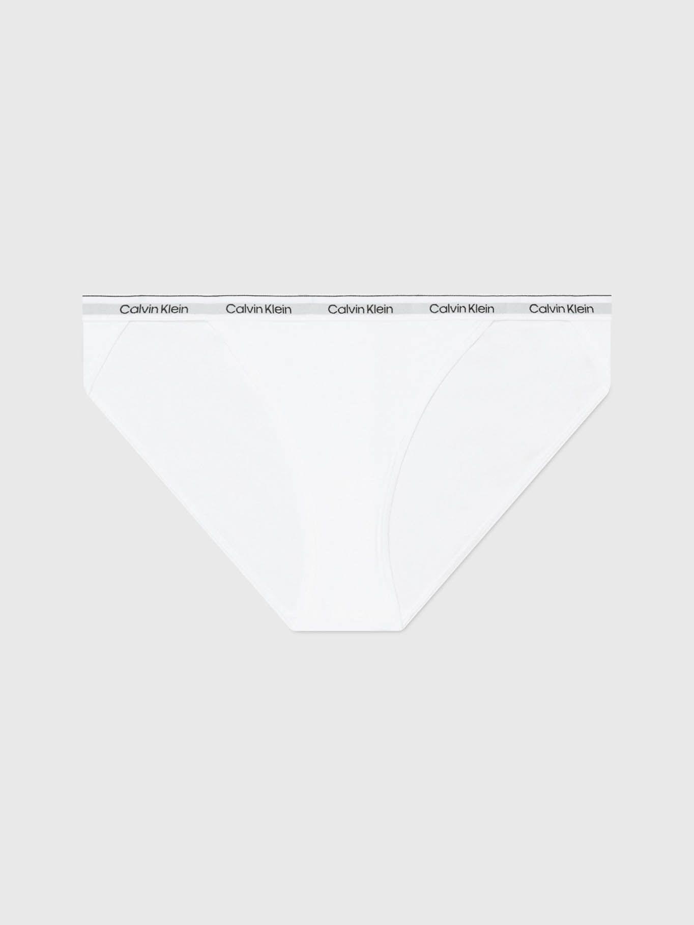 Calzón Bikini Modern Logo Blanco Calvin Klein-5