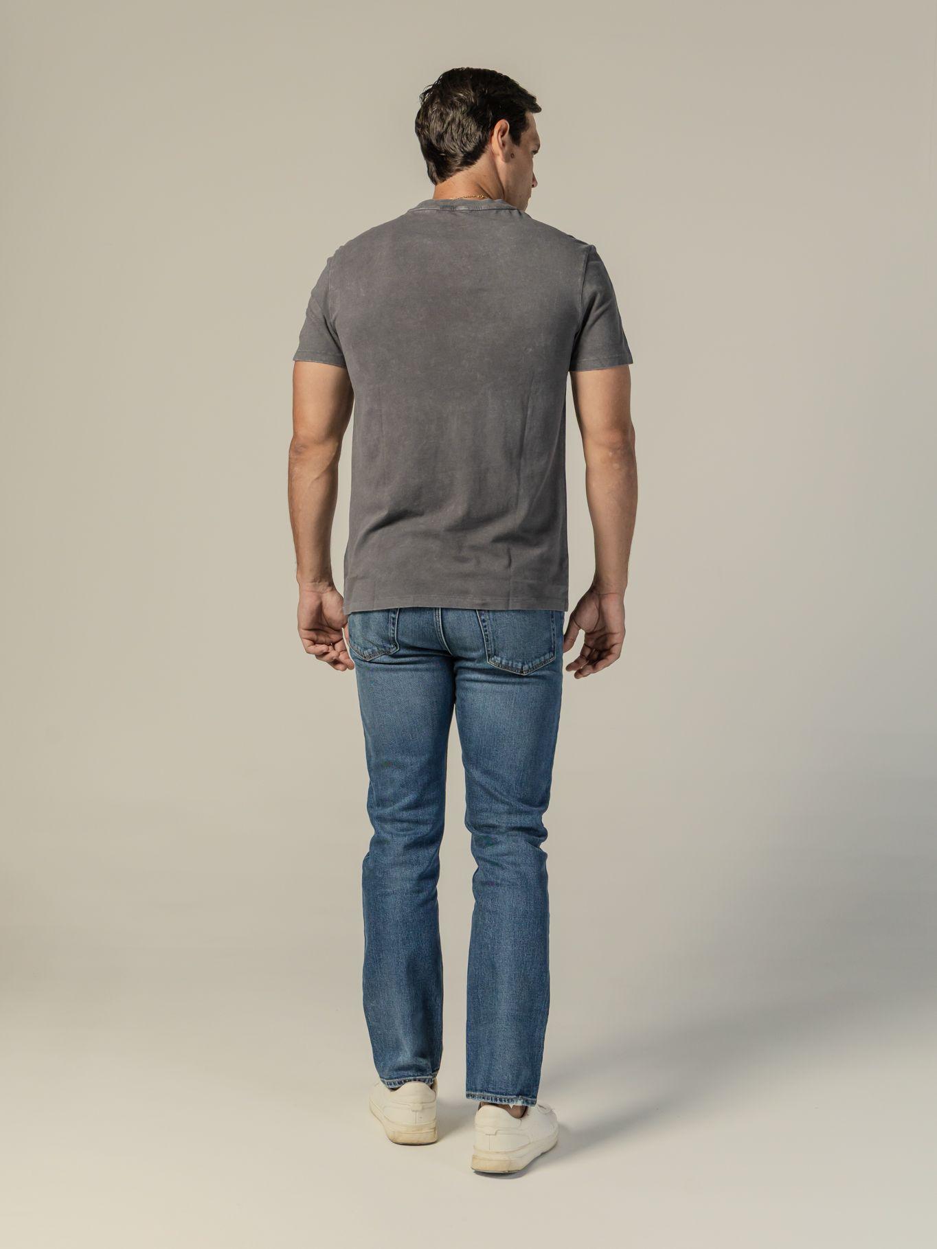 Polera Casual con Logo Gris Calvin Klein-2