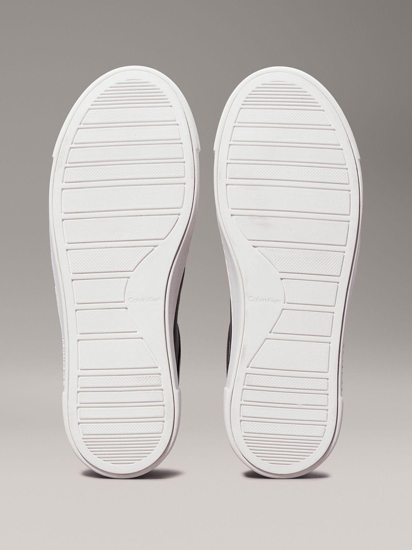 Zapatillas de Cuero Cupsole Lace Up Negro Calvin Klein-3