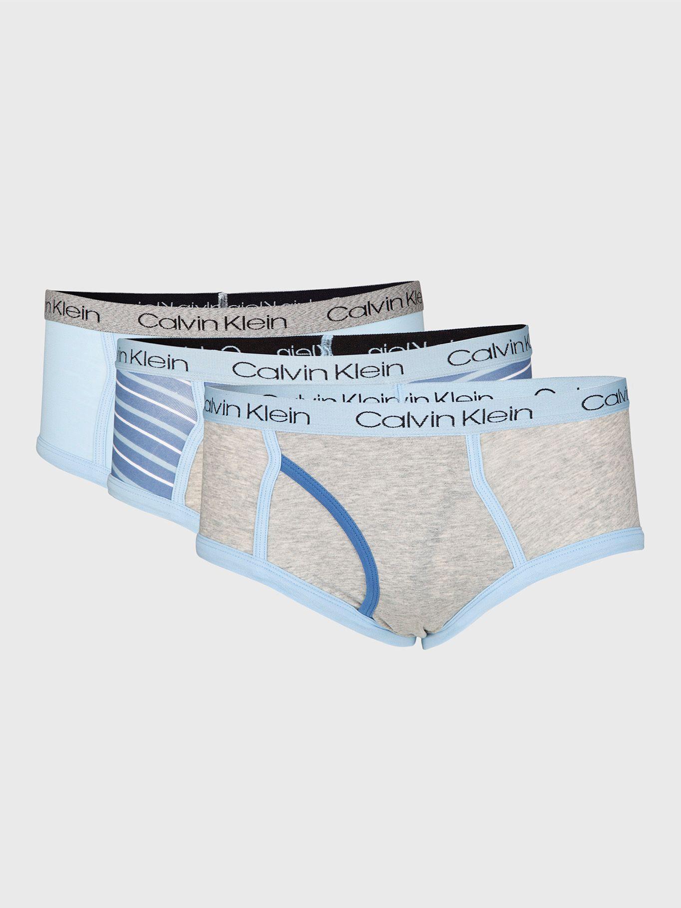 Boxer Niño Cotton Stretch Azul Calvin Klein-0
