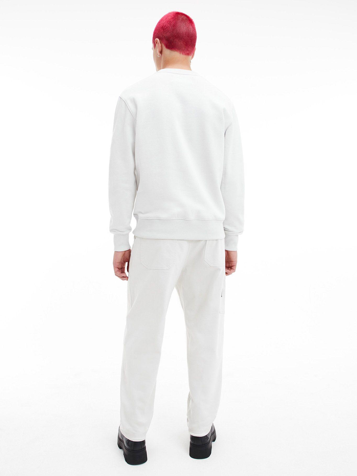 Polerón Monogram Logo Blanco Calvin Klein-2