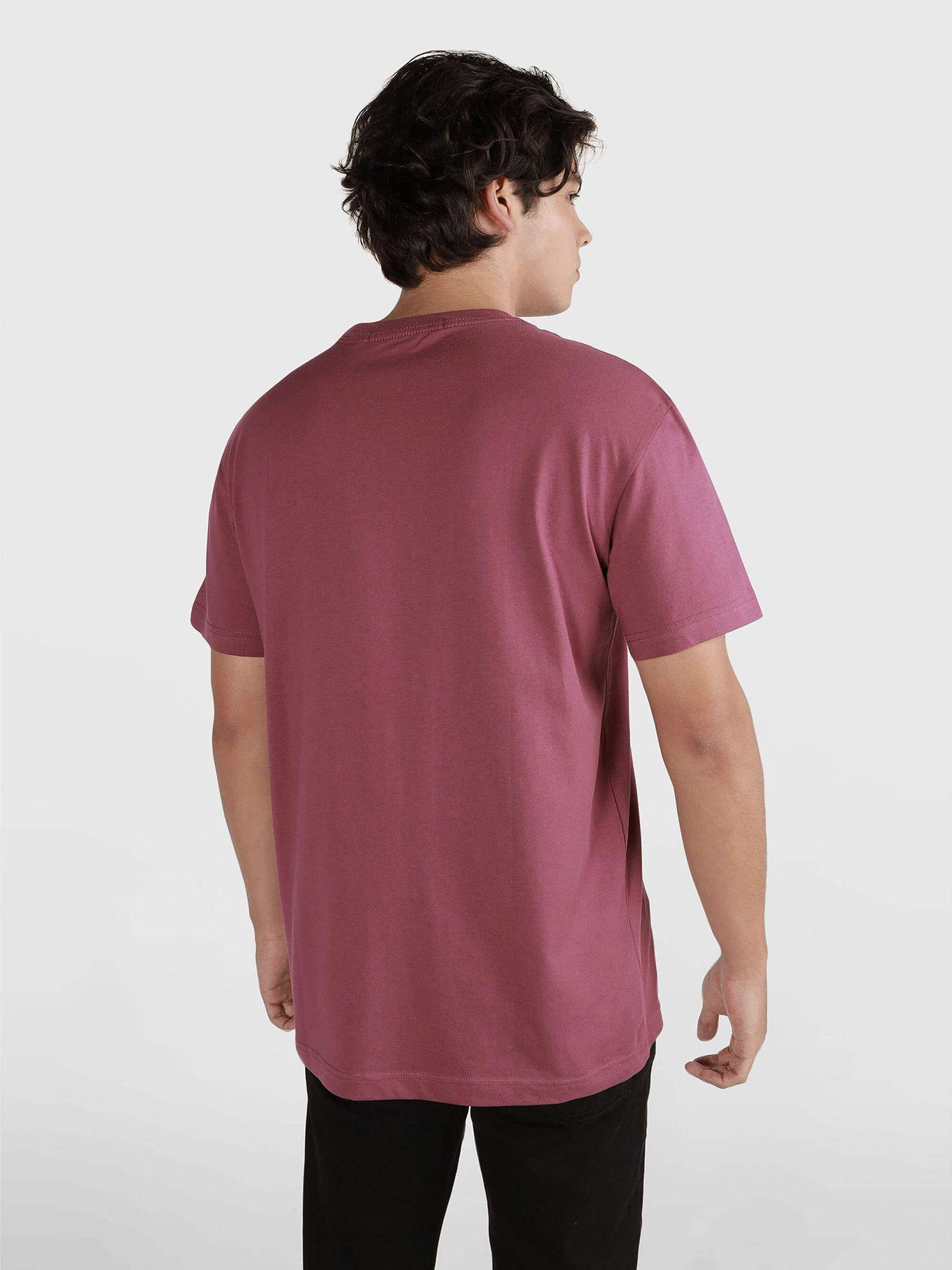 Polera Hyper Real Box Logo Morado Calvin Klein-2