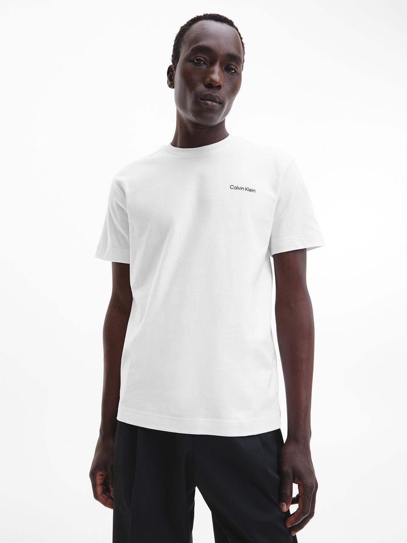 Polera Micro Logo Blanco Calvin Klein-0