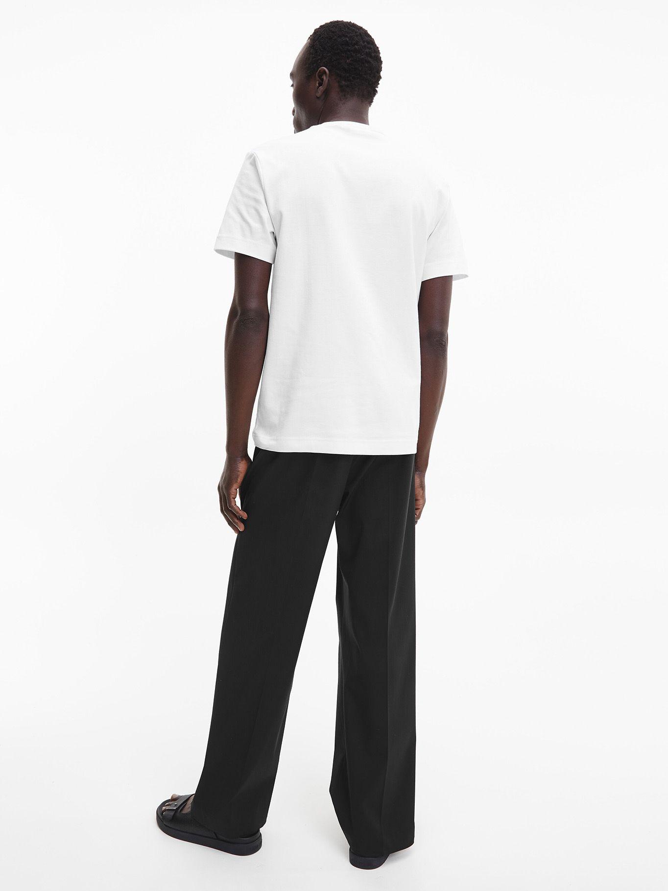 Polera Micro Logo Blanco Calvin Klein-2