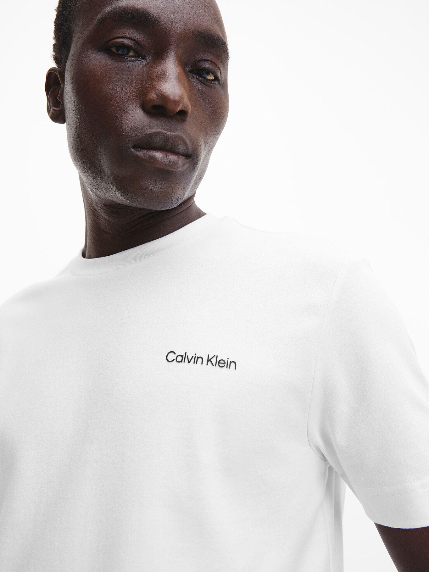 Polera Micro Logo Blanco Calvin Klein-3
