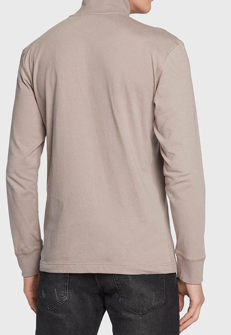 Polera Ls Badge Waffle Beige A03 Calvin Klein-2