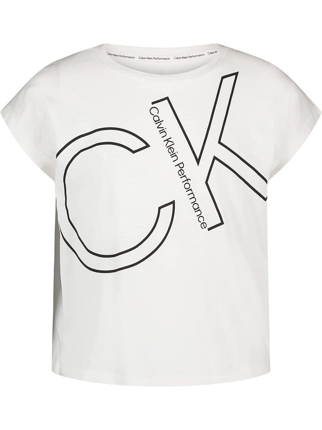 Polera Niña Outline Blanco Calvin Klein-0