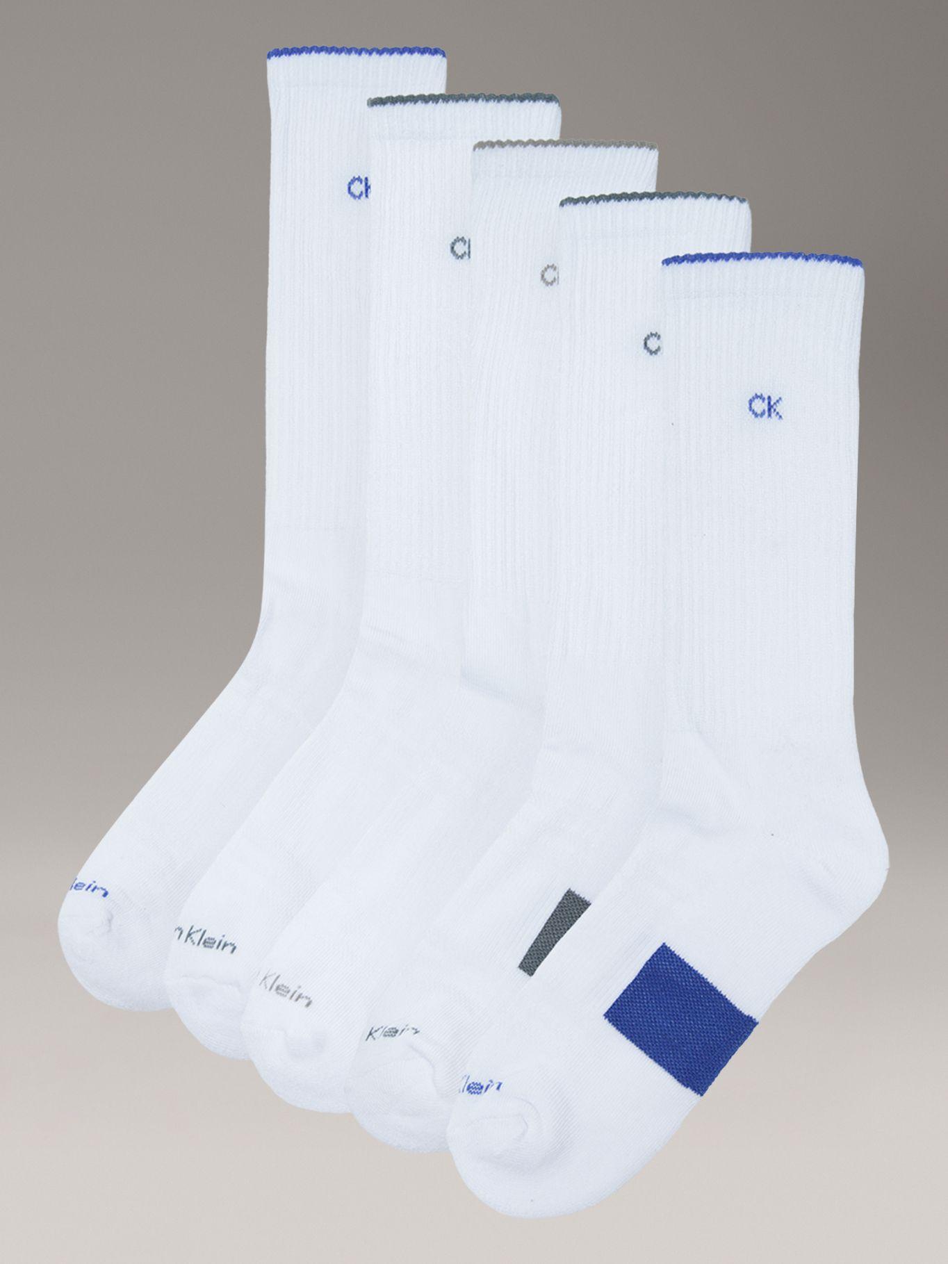 Pack de 5 Calcetines Acolchados Blanco Calvin Klein-0