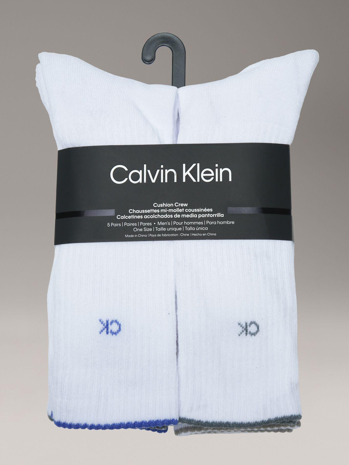 Pack de 5 Calcetines Acolchados Blanco Calvin Klein-2