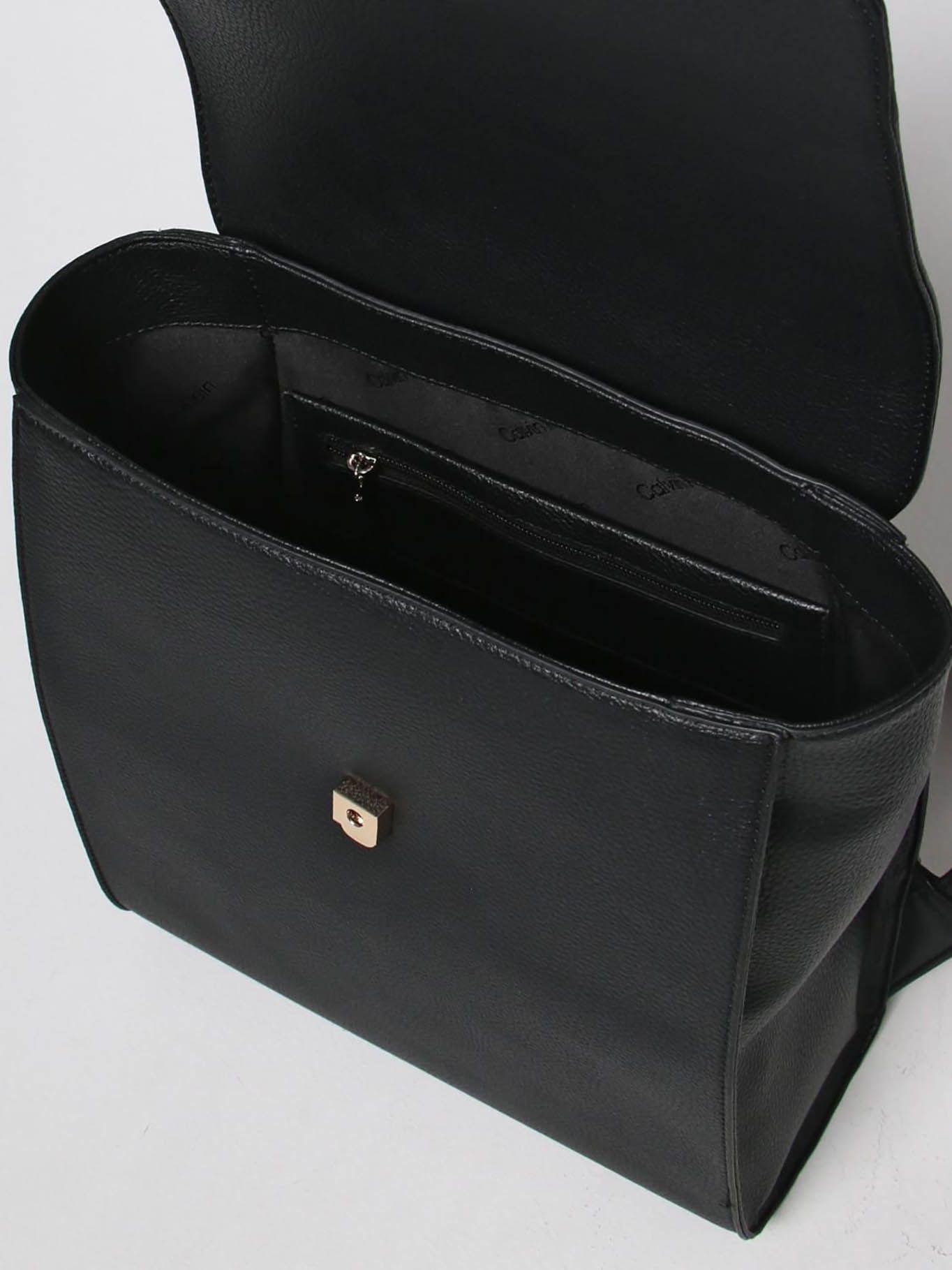 Mochila con Solapa Negro Calvin Klein-3