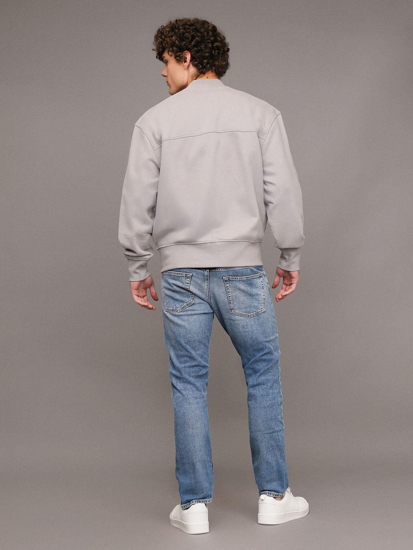 Polerón Ck Embro Bomber Gris Calvin Klein-2