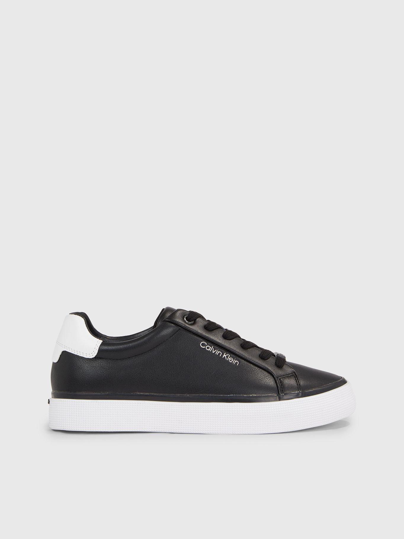 Zapatilla de Cuero Vulc Lace Up Negro Calvin Klein-4