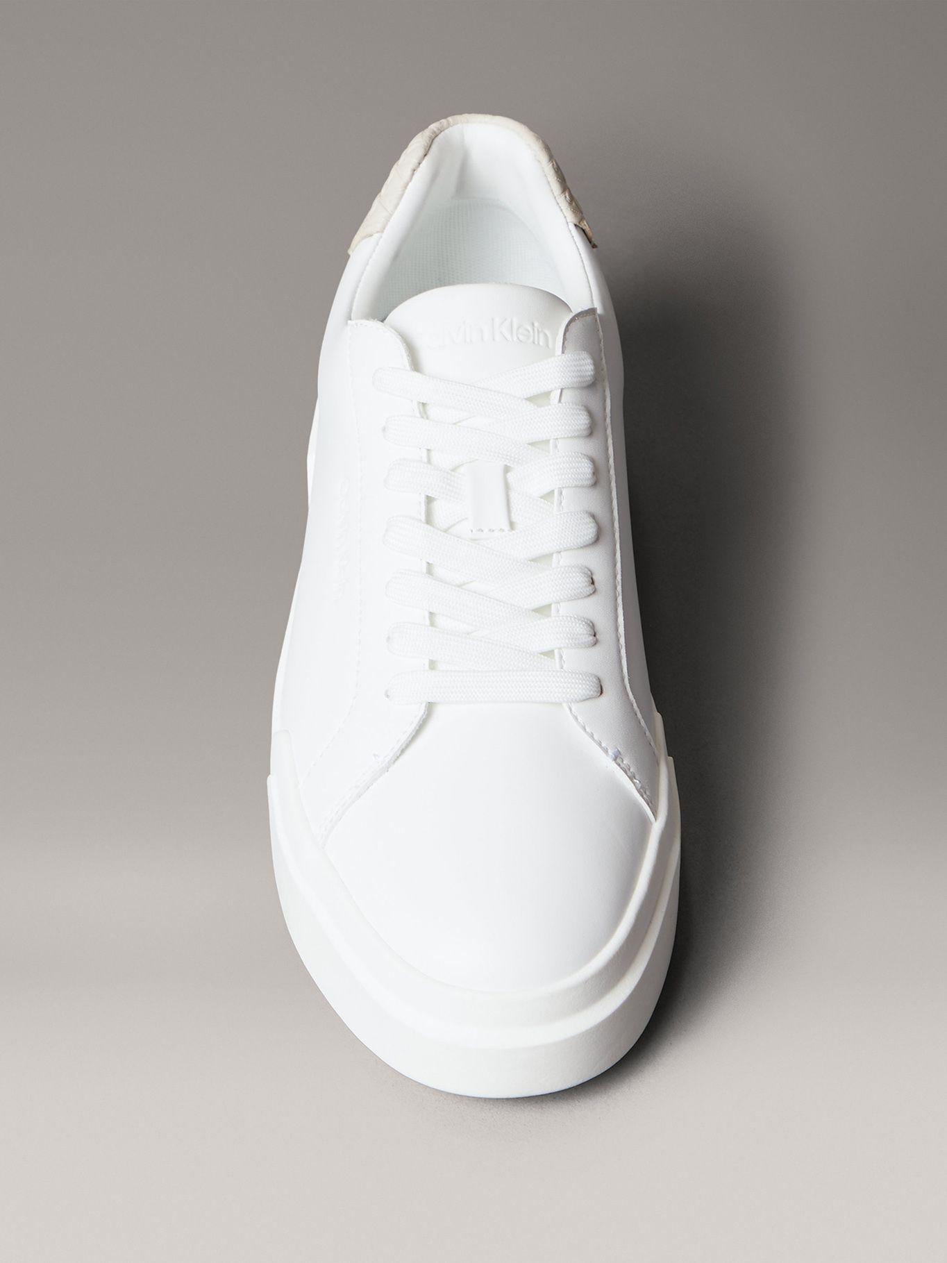 Zapatillas de Cuero Chunky  Blanco Calvin Klein Hombre-2