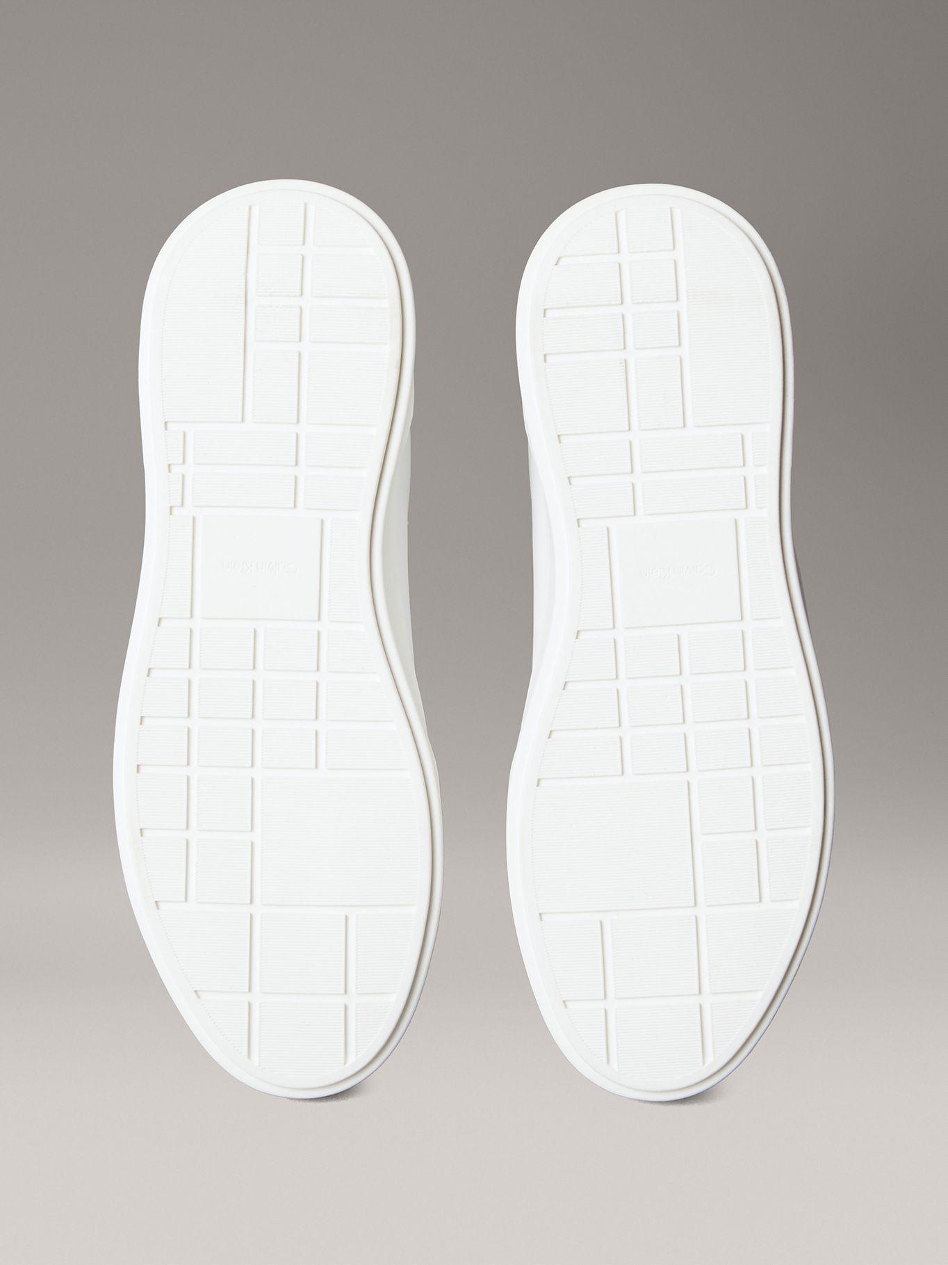 Zapatillas de Cuero Chunky  Blanco Calvin Klein Hombre-3