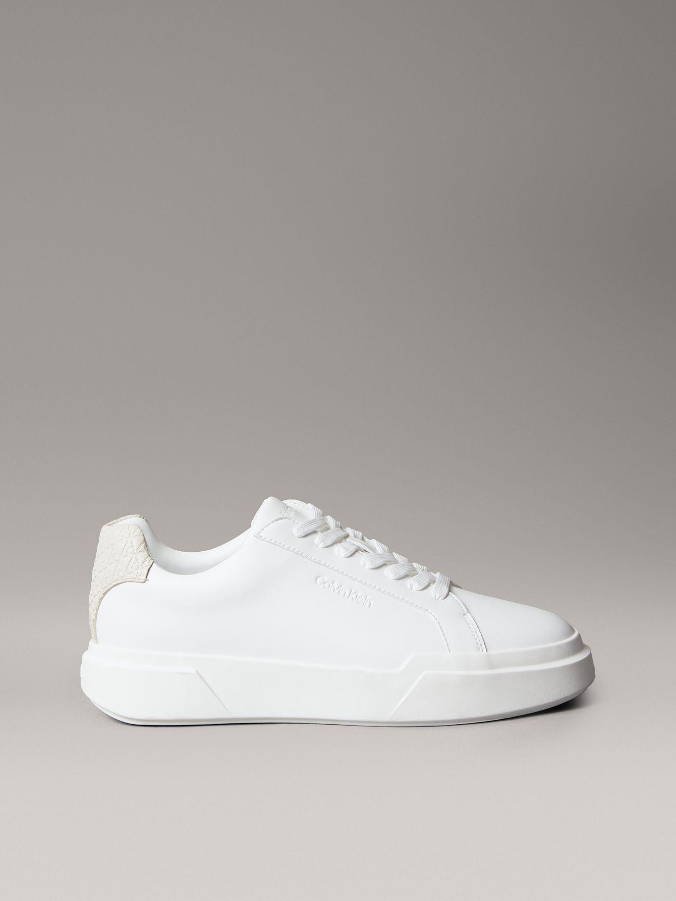 Zapatillas de Cuero Chunky  Blanco Calvin Klein Hombre-4