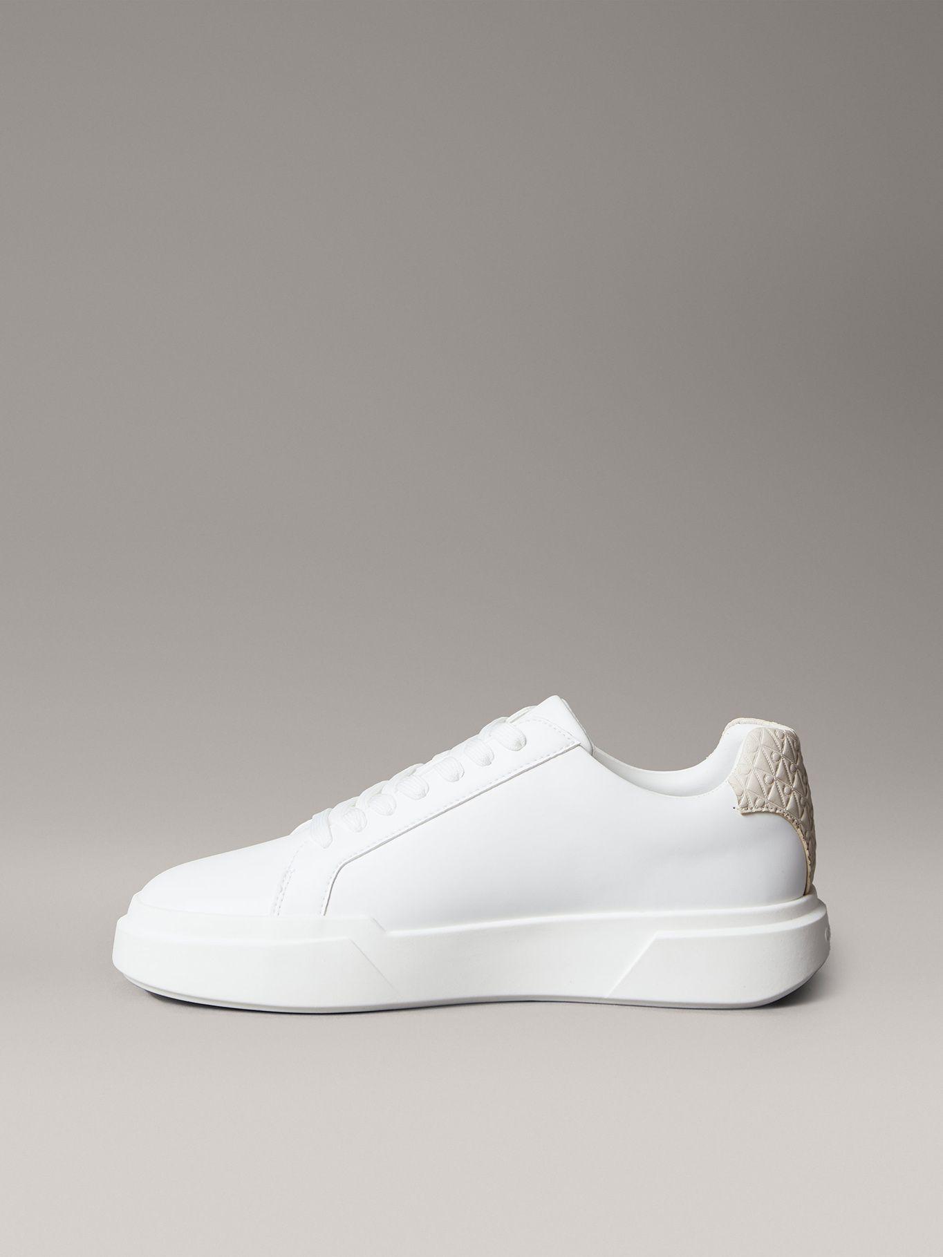 Zapatillas de Cuero Chunky  Blanco Calvin Klein Hombre-5