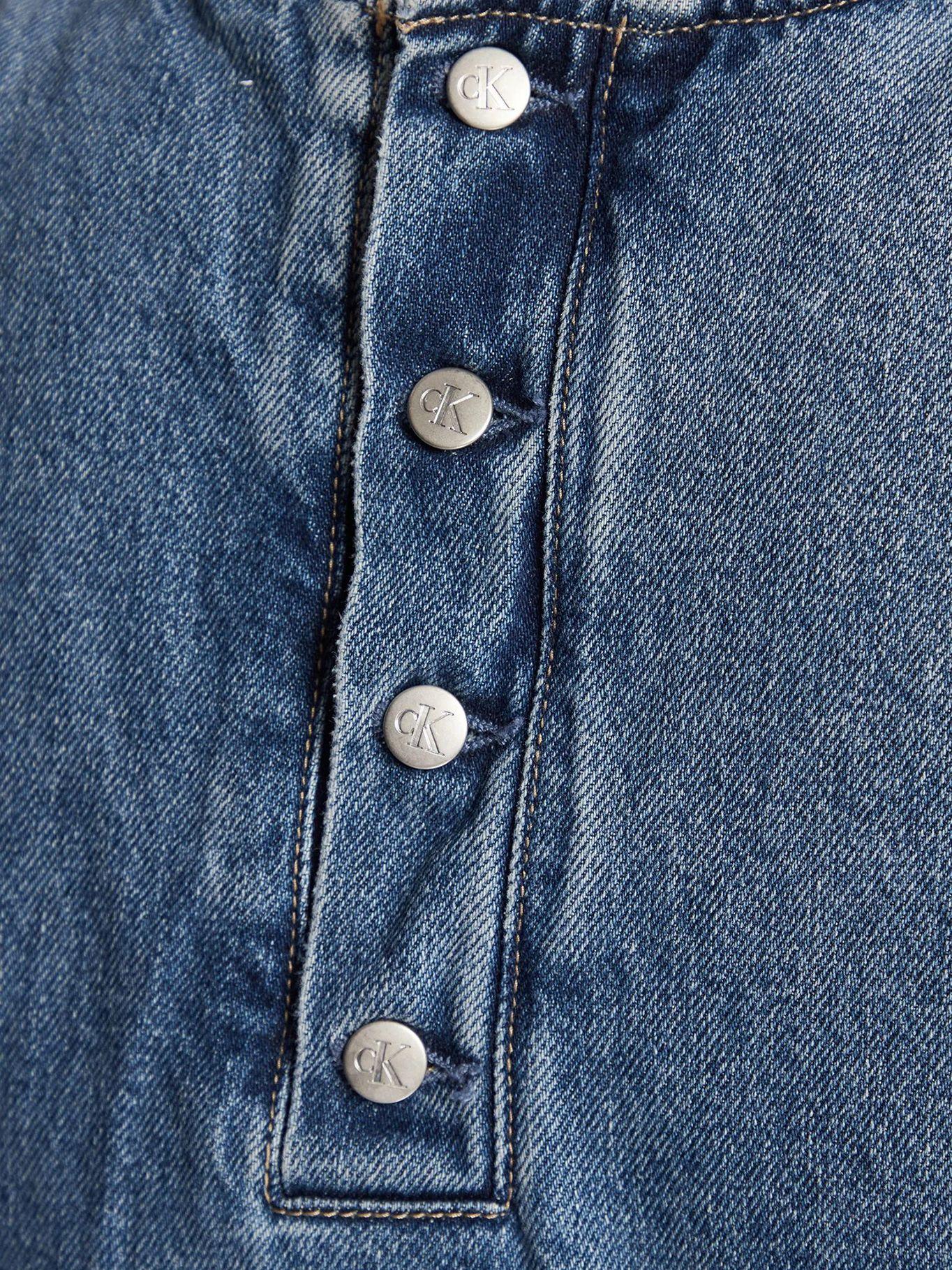 Vestido Sleeveless Boxy Celeste Calvin Klein-3