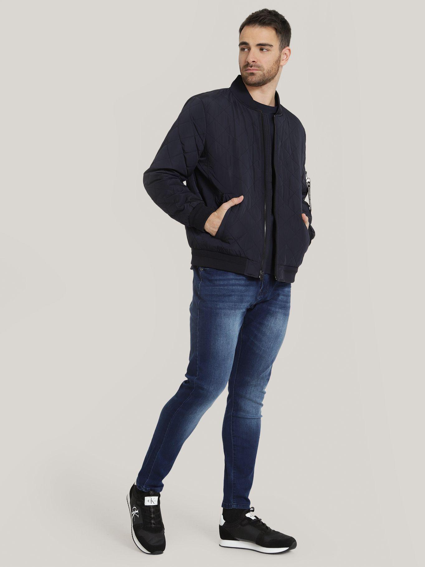 Chaqueta Bomber Quilted Azul Calvin Klein-1