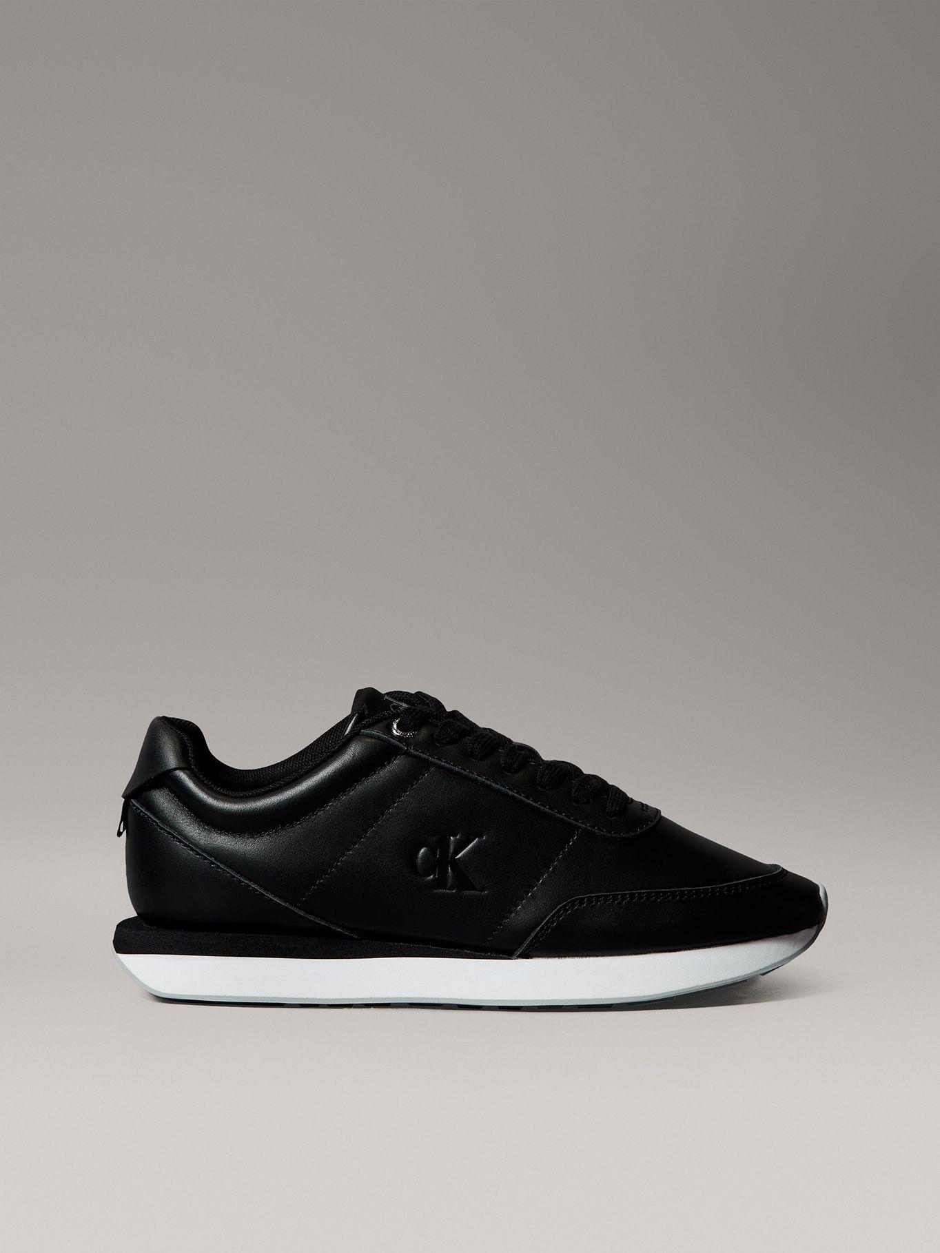 Zapatillas Retro Runner de Cuero Negro Calvin Klein-4